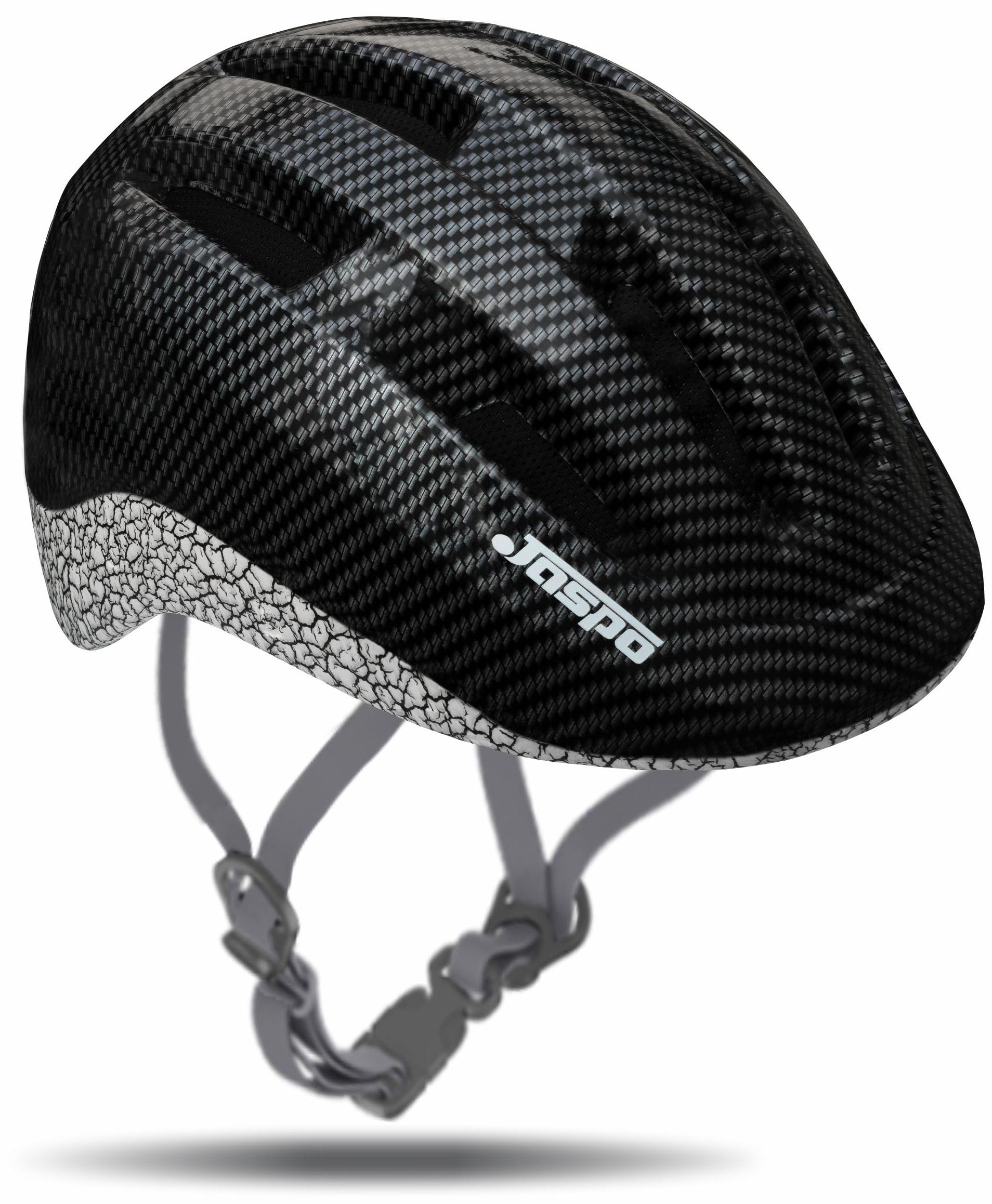 jaspo Multi Utility Sports Helmet for Cycling, Skating, Skateboarding (Carbon, Large)