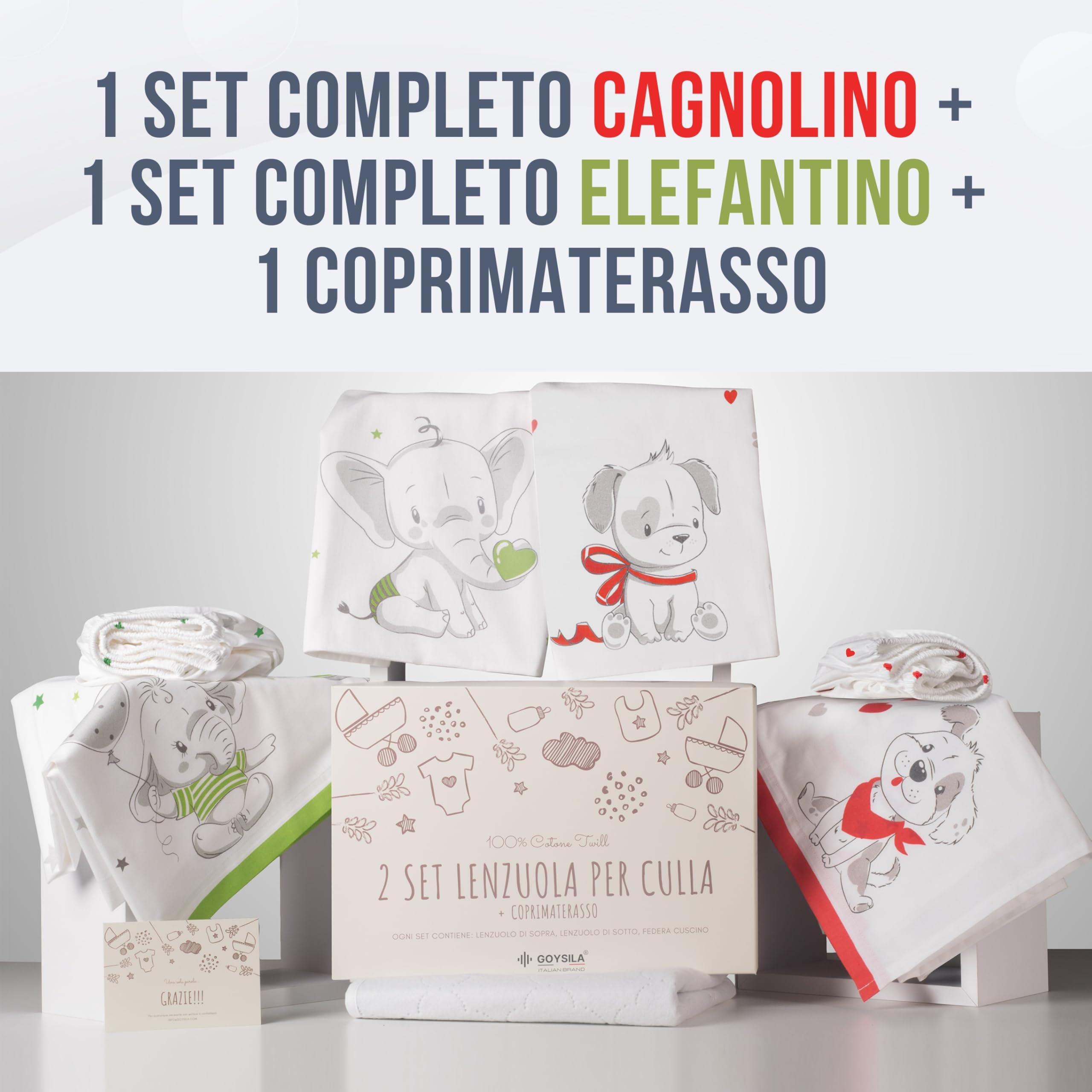 Goysila 2 Set Lenzuola Next To Me Compatibili Con Chicco Next2Me Dream Magic Culle Materasso 83x50cm In Cotone 100% Alta Qualità Certificato Oeko-Tex Coprimaterasso Assorbente Lavabile Lavatrice