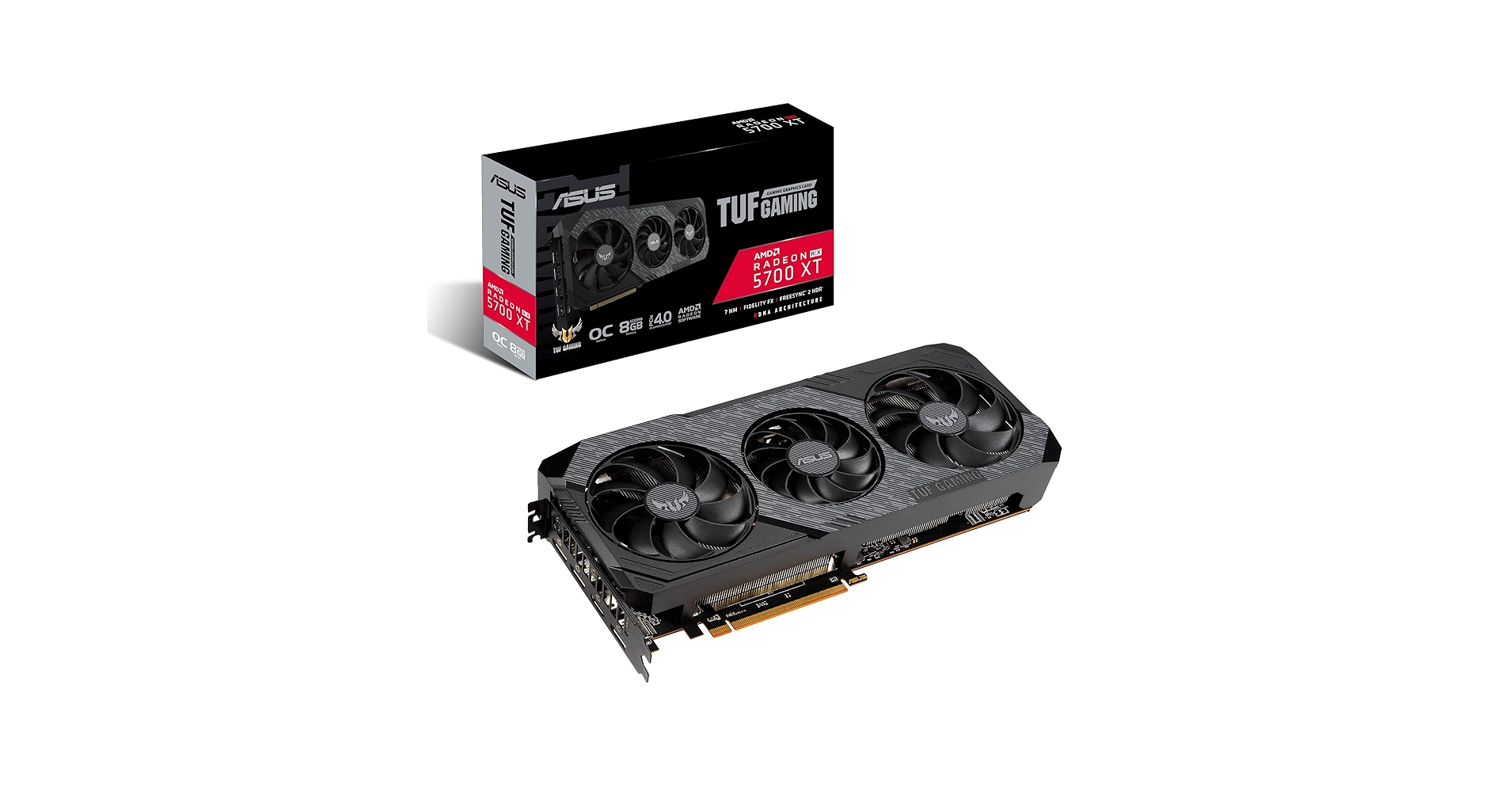 PCパーツ ASUS - ASUS TUF Gaming Radeon RX 5700XT OC 8GB TUF 3-RX5700-O8G-EVO-GAMING｜Graphics Cards｜ASUS Global