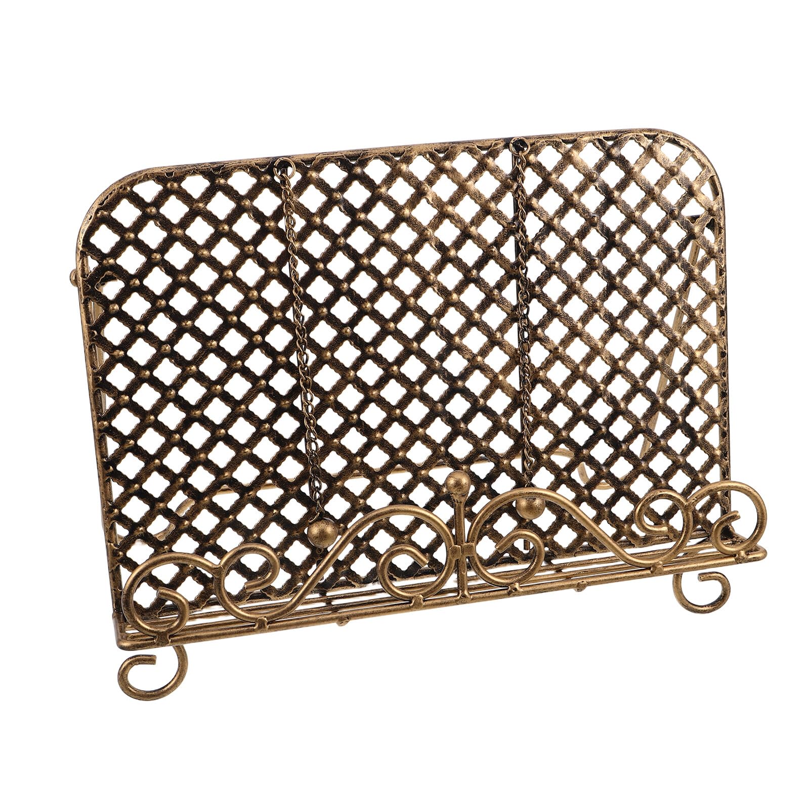 Soporte de hierro para libros de recetas: cocine con comodidad y manos libres en casa 8