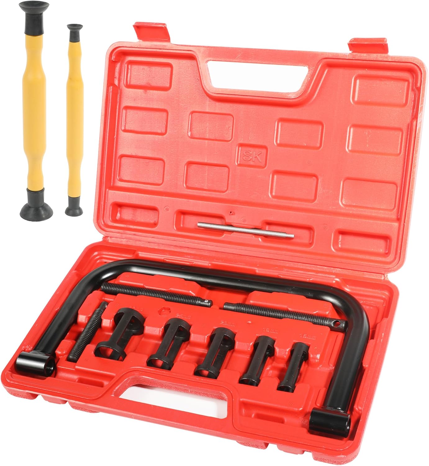 YAKEFLY 10Pcs Valve Spring Compressor,Auto Compression C