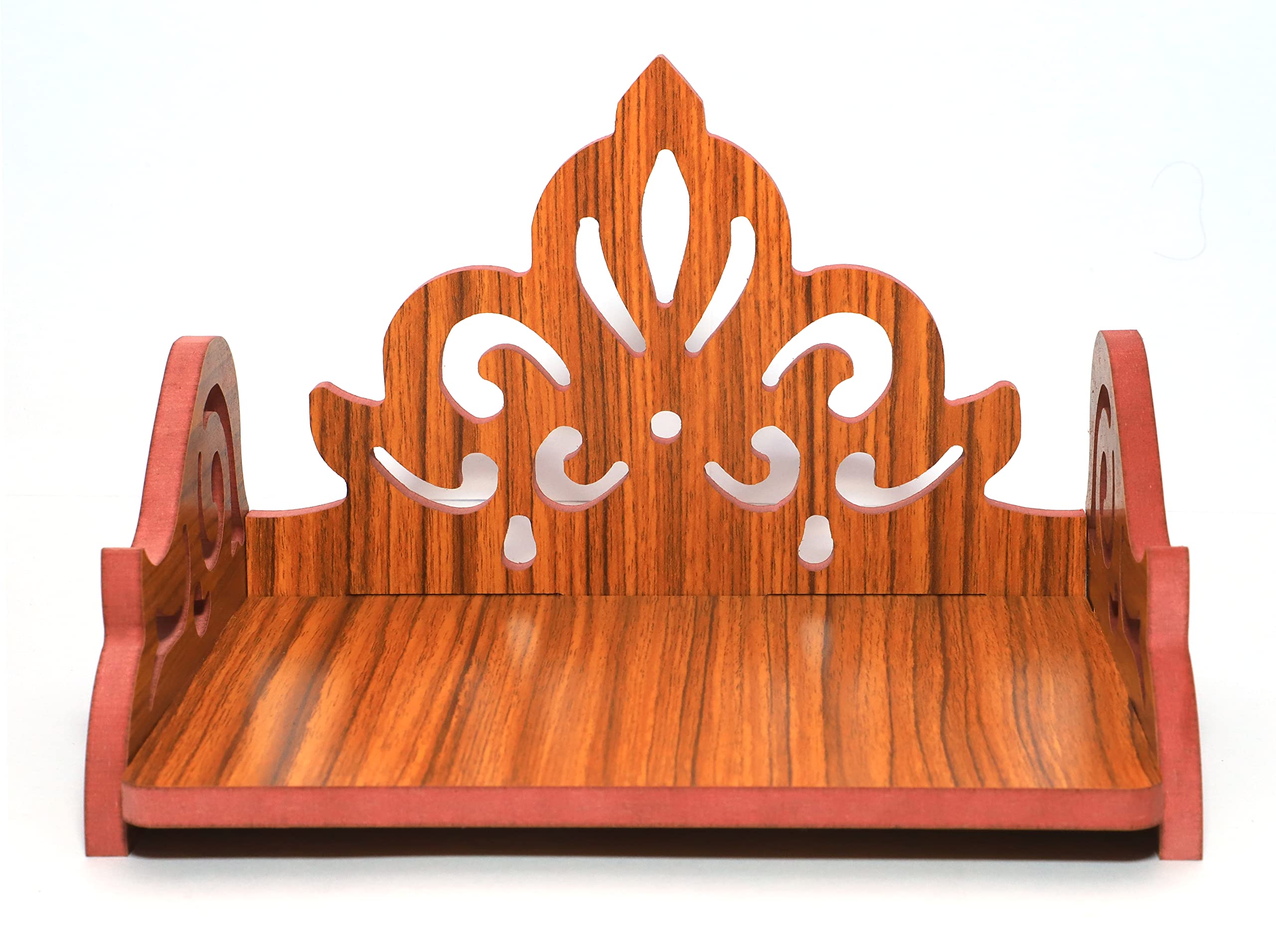 DIVOKAH® Plywood Small Wooden Temple for Home Office and Shop/Wall Hanging Temple/sinhasan/Pooja mandir/Pooja Stand/Hindola (8 MM Plywood Thickness) SNS_WS (B0D1ML5Y38) Amazon Price History, Amazon Price Tracker
