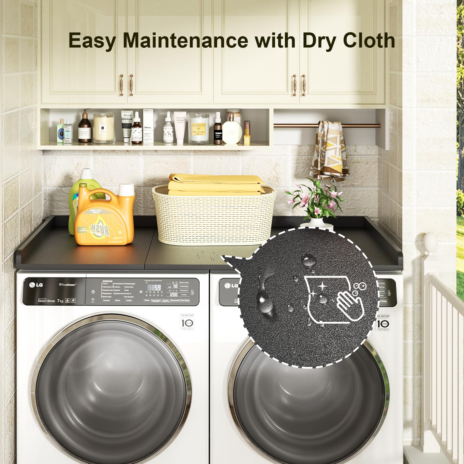 Washer Dryer Countertop, Washer And Dryer Countertop Table With Non