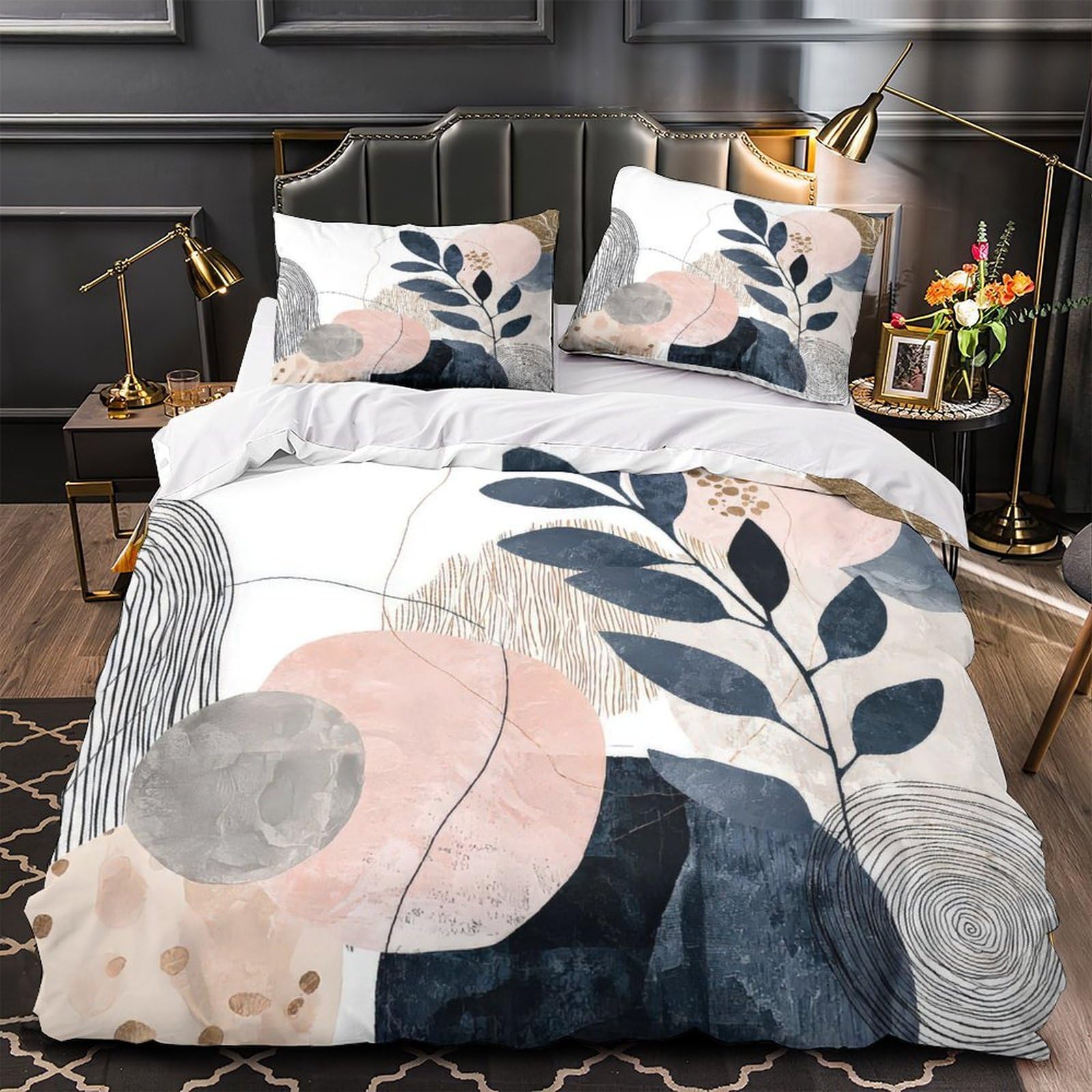 Housse de couette légère et confortable 135x200 pour un lit simple parfait
