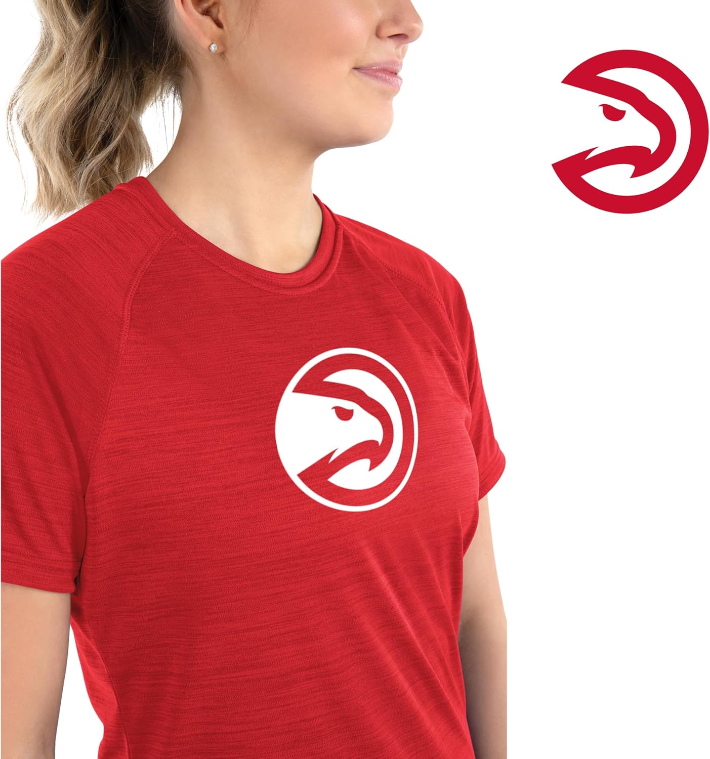 Holloway NBA Women's All-Pro Tee - Athletic, Lightweight and Breathable Shirt for Outdoor Activities