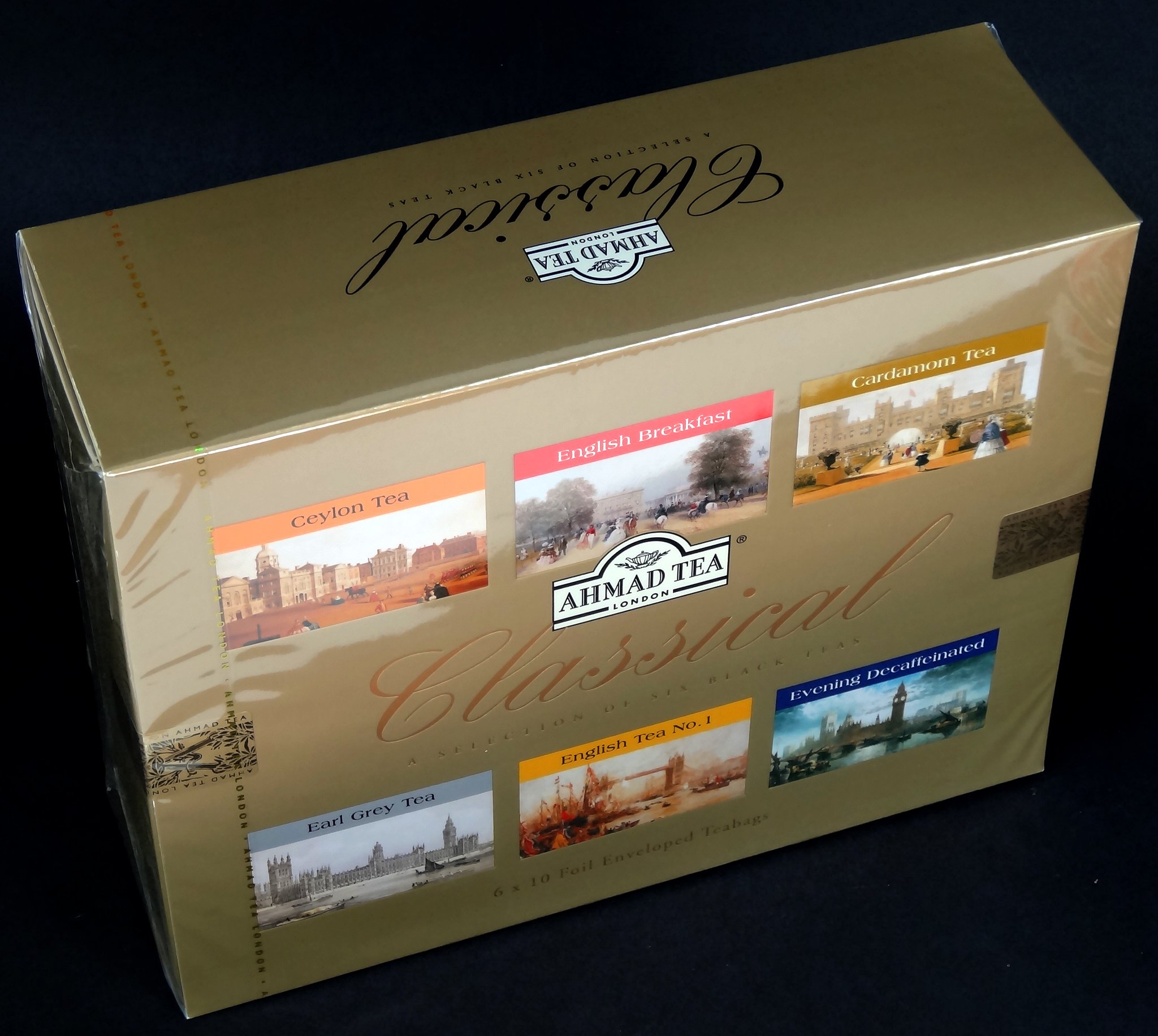 English Teas Selection Pack – Una selezione di bustine di tè in lamina 6 x 10 bustine di tè (classiche)