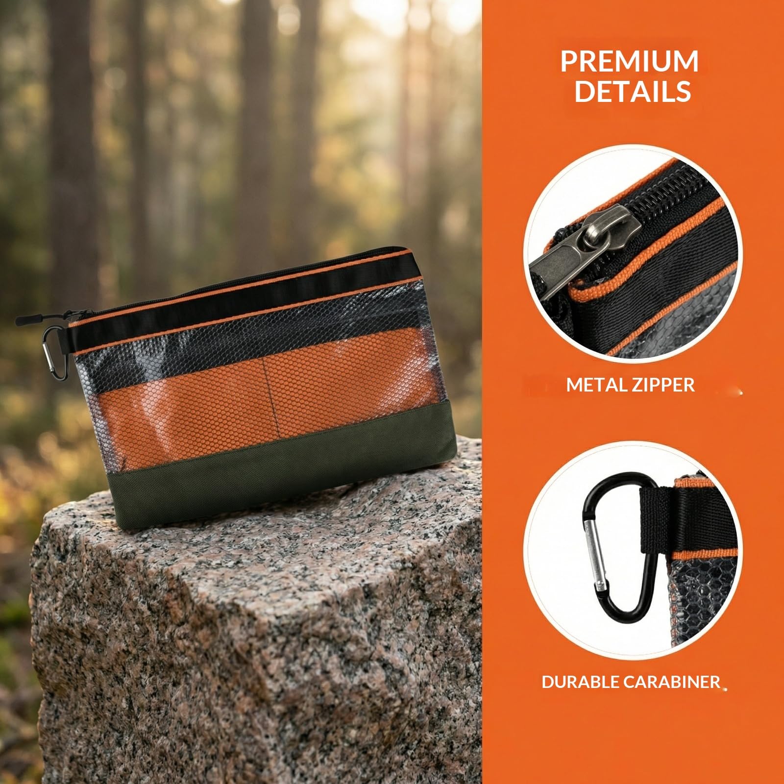 Bolsa de Herramientas Pequeña, Mini Bolsa de Almacenamiento Hecha de Material Transparente E Impermeable, Adecuada Para Técnicos Y Electricistas — view 4