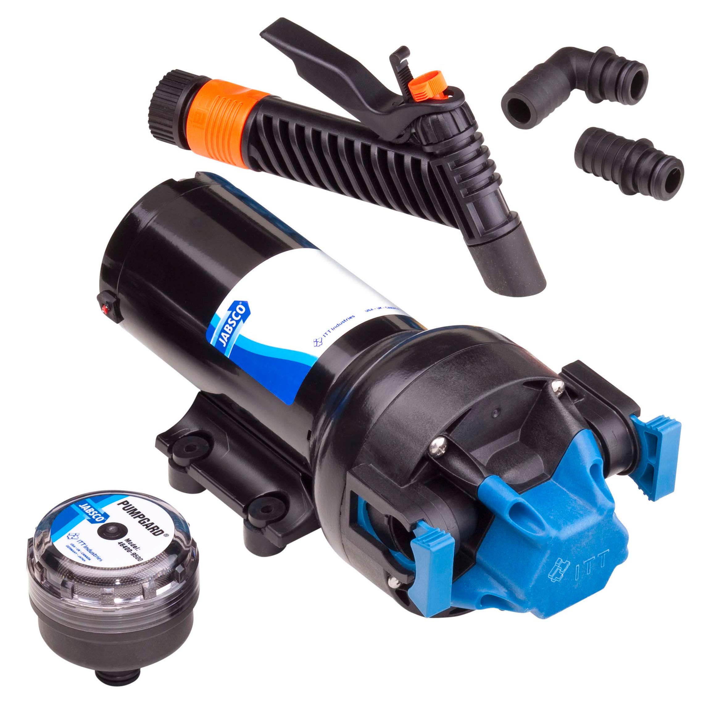 Jabsco 82605-0092 HotShot Series Automatic Washdown Pump - 6.0GPM - 70psi - 12VDC