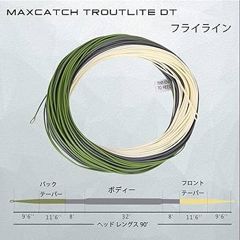 Amazon | M MAXIMUMCATCH Troutlite DT フライライン ダブル