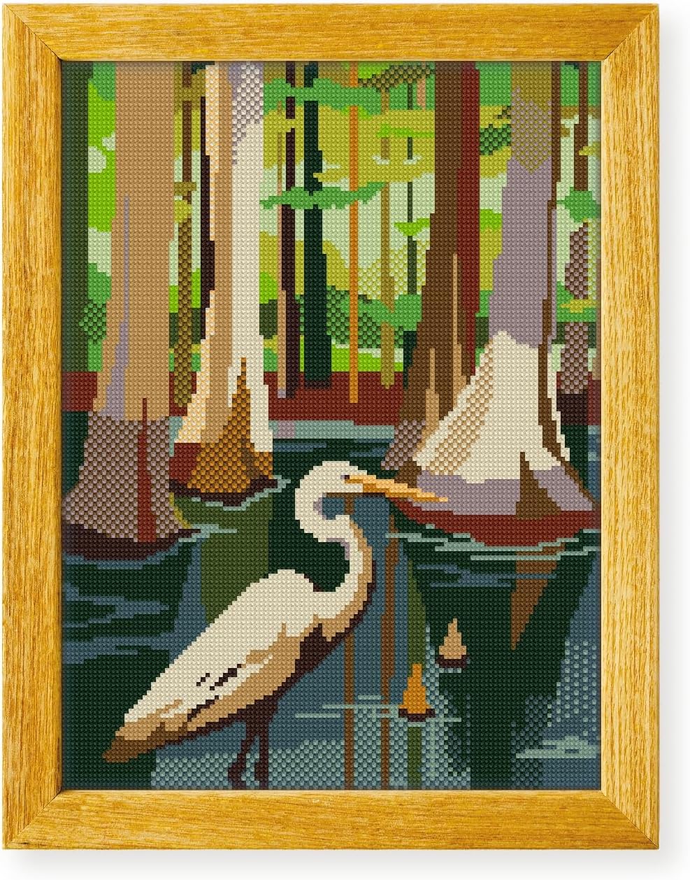Awesome Pattern Studio Congaree National Park DS1081, Diamond Painting Kit, Diamond Art Kits for Adults, Full Drill 5D Diamond Dots Kits. All Items Included.