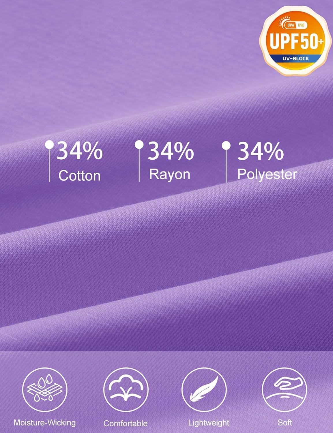 YUCOLEN Long Sleeve Shirts for Women Pleated Crew Neck Cotton T Shirts Solid Color Soft Casual Basic Tees Fall Trendy Tops - Image 6