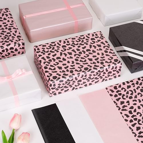 Miniatura 27 de Larcenciel Papel de seda dorado rosa, 120 hojas, papel metálico de regalo para bolsas de regalo, embalaje, flores, San Valentín, Navidad, boda, Oro