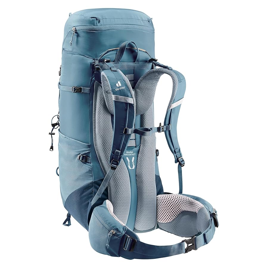 Deuter - ドイター deuter Aircontact 55+10 レインカバー 付き エアーコンタクト ザック バックパック リュック 登山 アウトドア Deuter - ドイター deuter Aircontact 55+10 レインカバー 付き