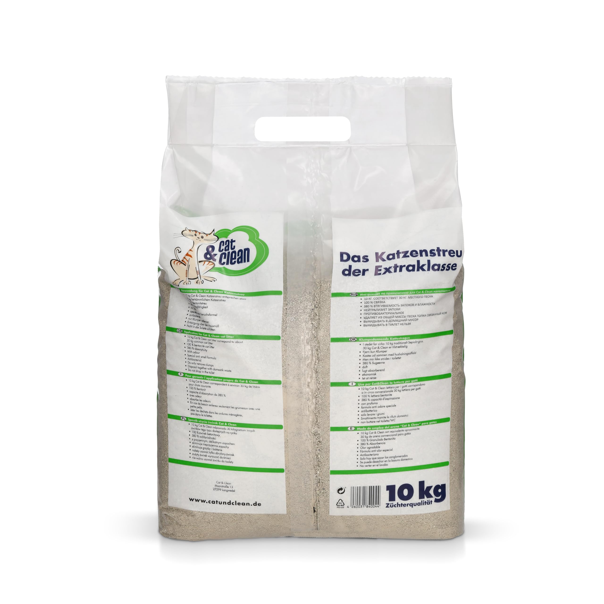 Cat & Clean Brilliant Żwirek dla Kota, 10 kg