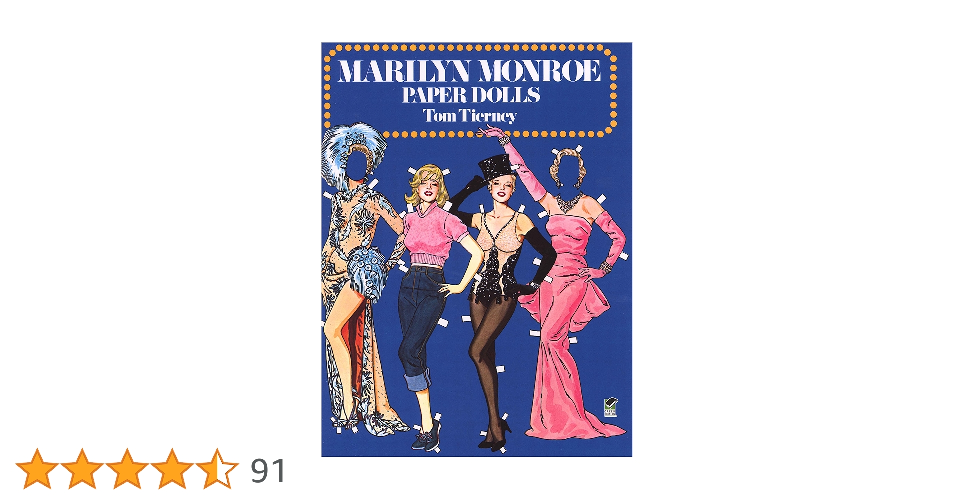 Marilyn Monroe Paper Dolls : TIERNEY, TOM: Amazon.com.au