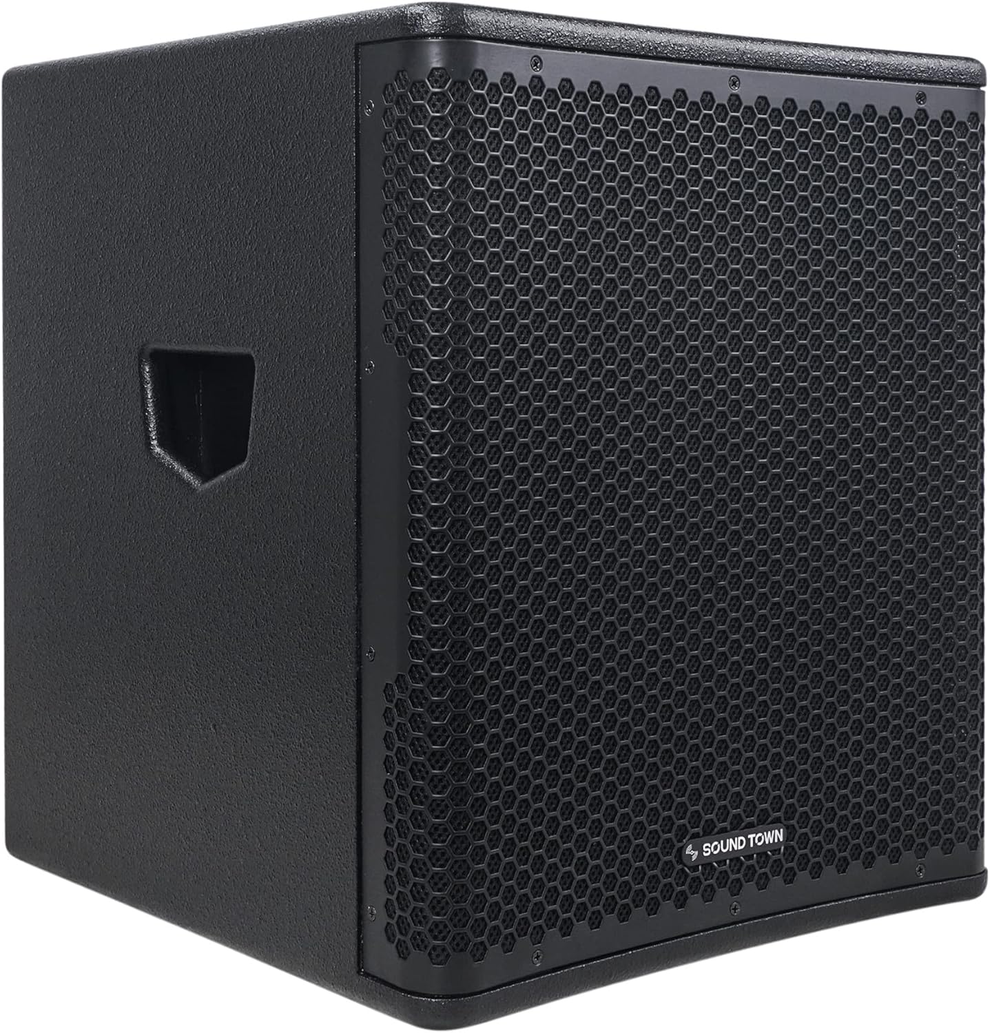 Sound Town Oberon Series 15" 1400W Powered PA/DJ Subwoofer with Class-D Amplifier, LPF and Selectable DSP Output Modes, 4" Voice Coil, 100 oz Magnet, Birch Plywood, Black (OBERON-15SPW)