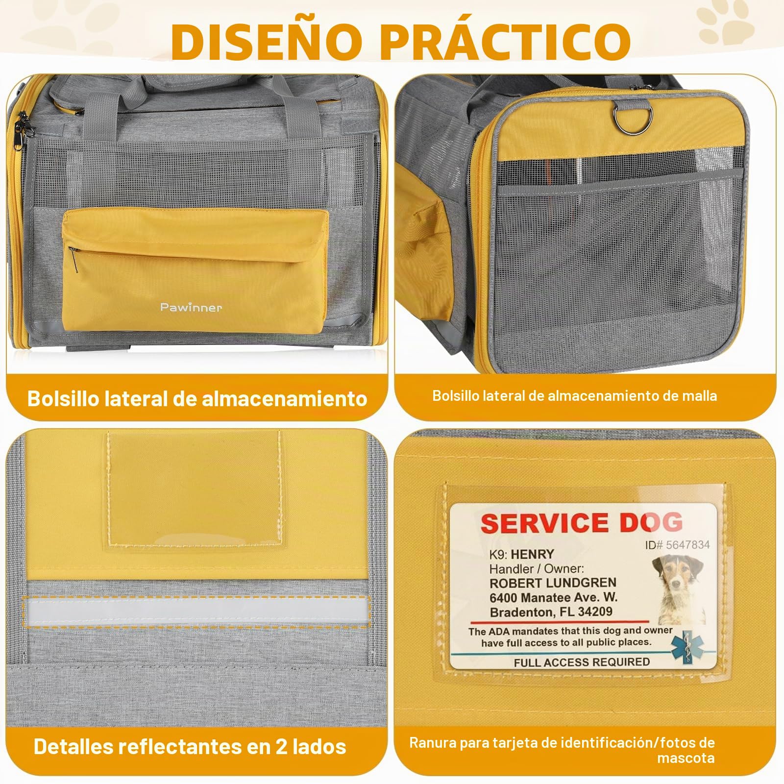 Transportín para gatos con ruedas aprobado por aerolíneas, carrito para perros pequeños, cochecito grande para gatos, transportador portátil para mascotas con ruedas, tela 600D transpirable