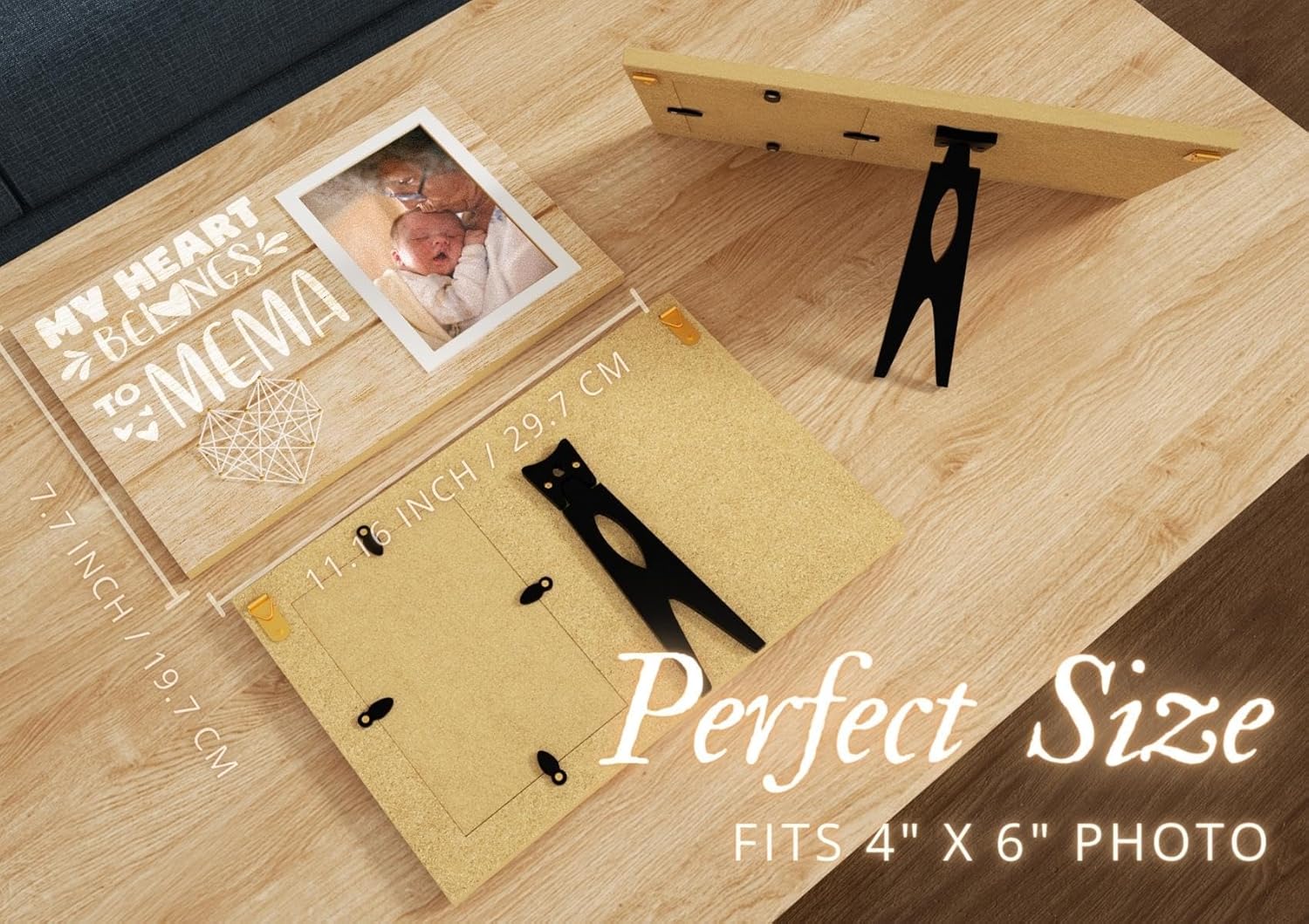 InnoBeta Mema Gifts, Mothers Day Gifts for Mema, Picture Frame 4x6 on Mother's Day, Christmas, Birthday