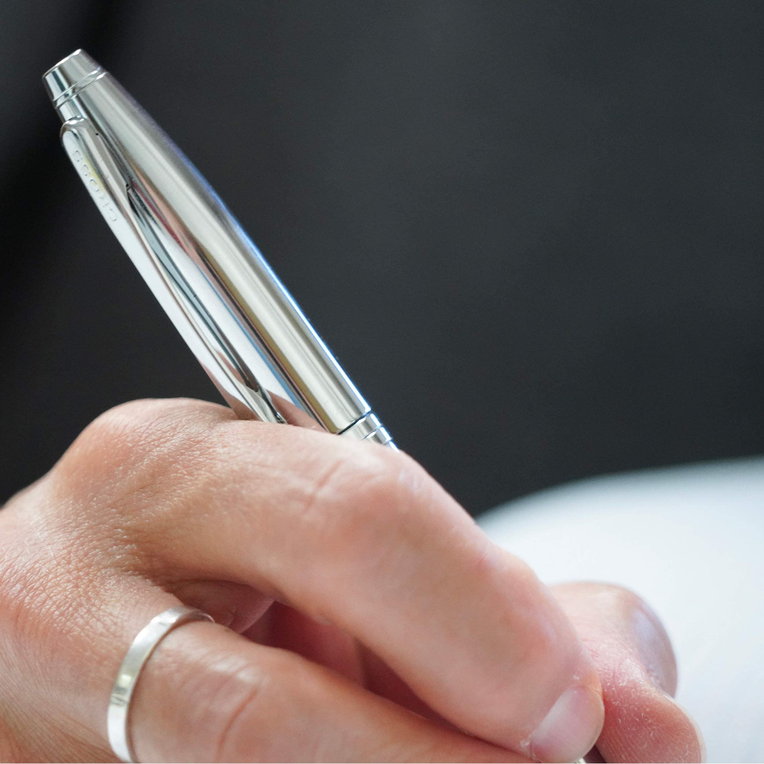Cross Calais Fountain Pen Satin Chrome