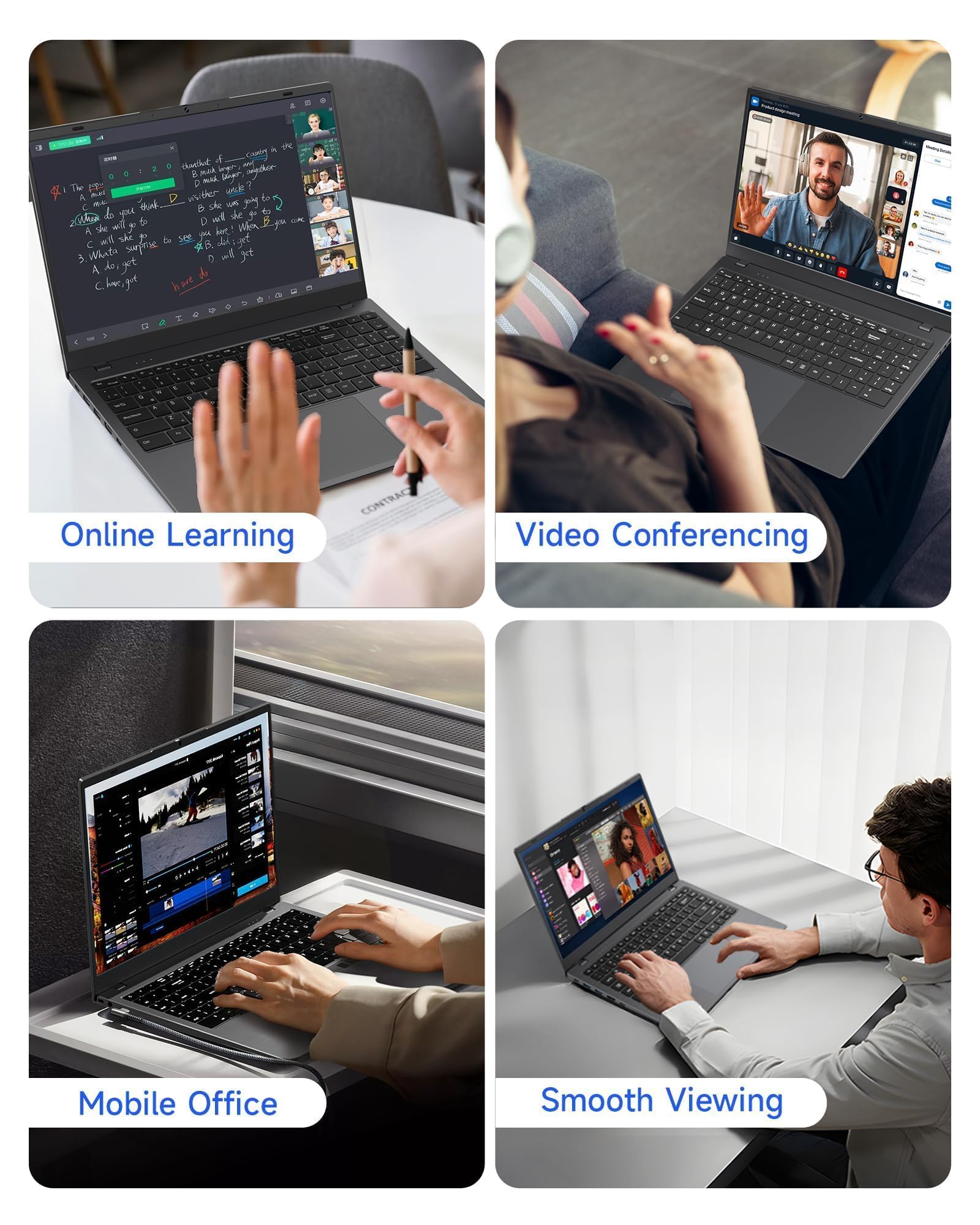 Amazon.co.jp: Zrasu ノートパソコン コンピューター 15.6インチ FHD