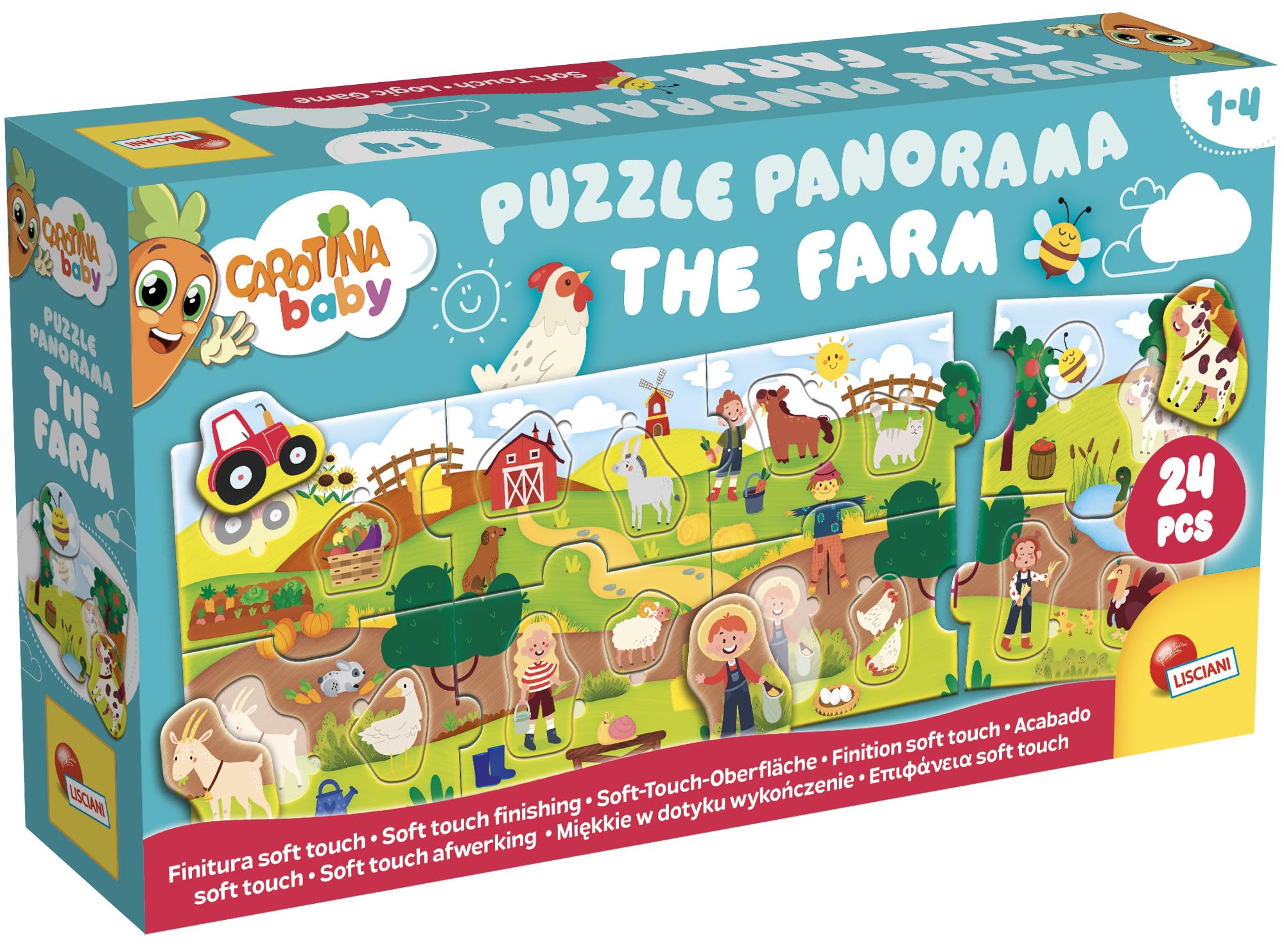 Amazon.com: Liscianigiochi - Carotina Baby Puzzle Panorama The