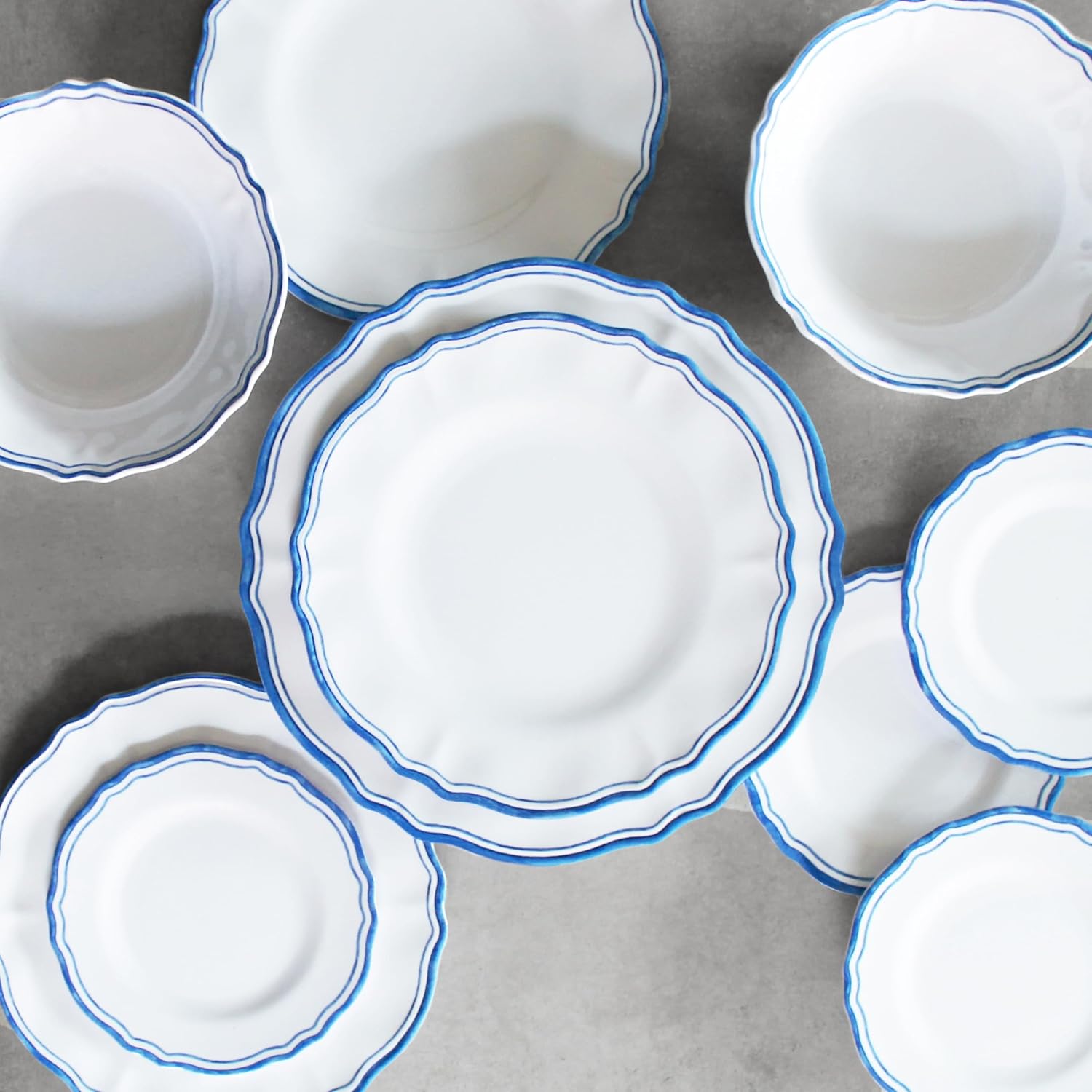 Le Cadeaux Melamine 4.5 inch Dessert Bowls, Set of 4, Maison