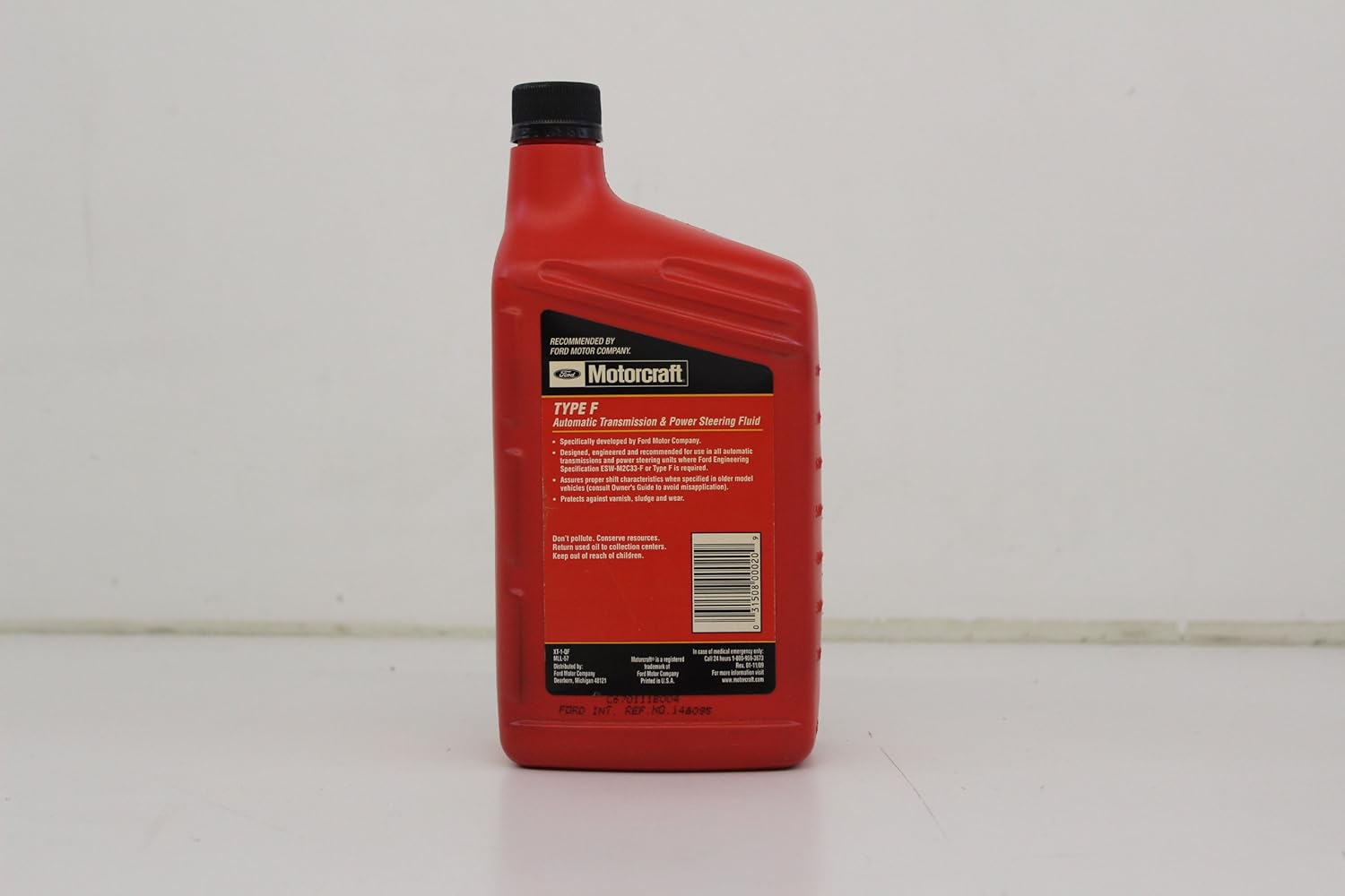 Ford Genuine Fluid XT-1-QF Type-F Automatic Transmission and Power Steering Fluid - 1 Quart (Pack of 3)