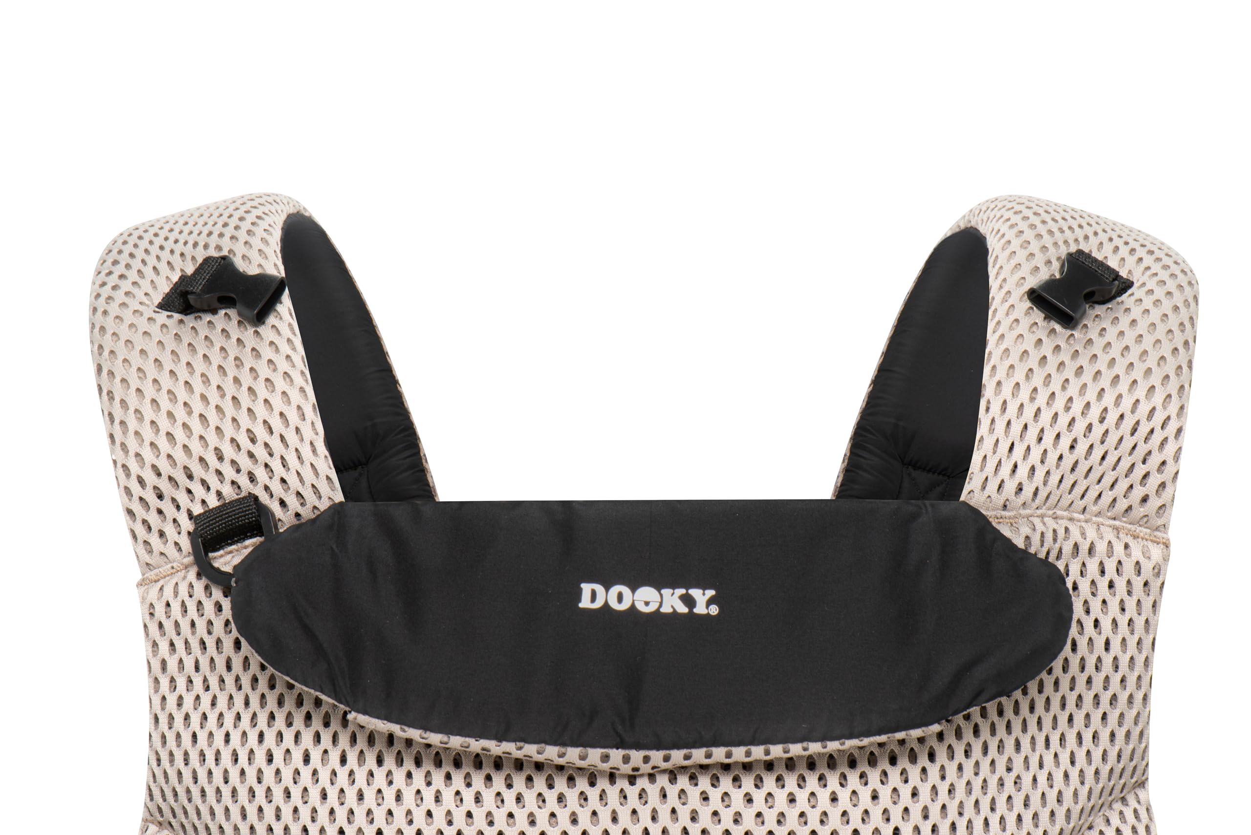 Dooky Urban Comfort ergonomiczne nosidełko dla niemowląt (odpowiednie dla dzieci w wieku 0-3 lat i 3,5-15 kg, oddychający materiał, trzy różne możliwości noszenia), kolor: beżowy desert