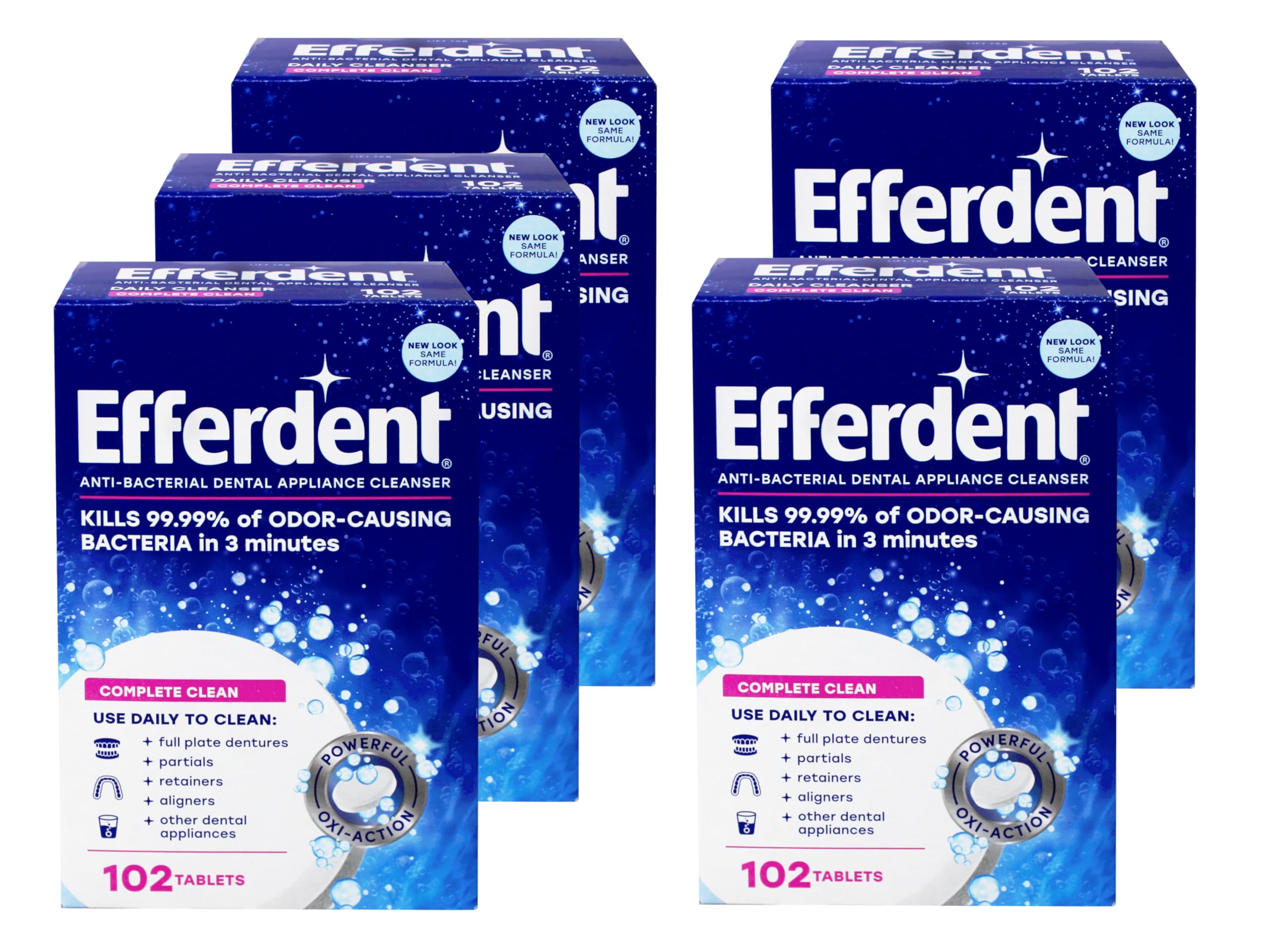 EFFERDENT TABS (Pack of 5)