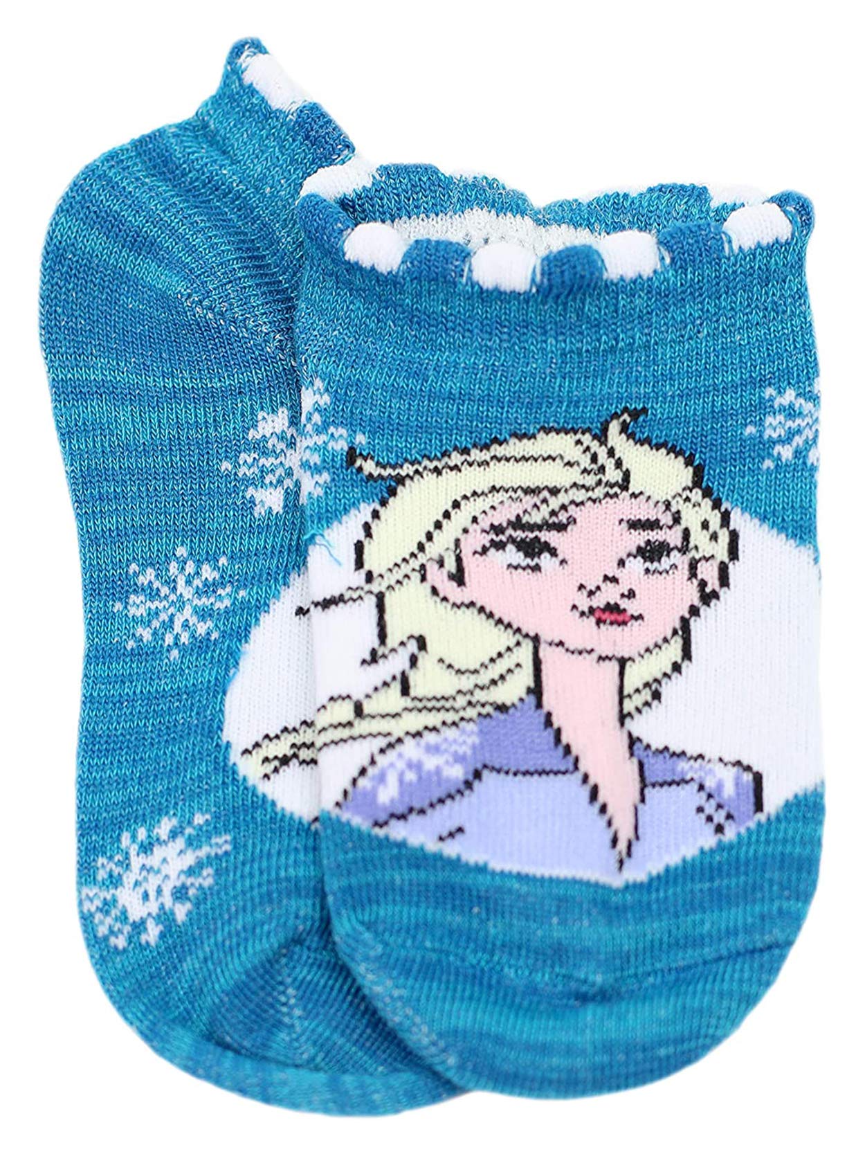 Disney Kraina Lodu 2 Elsa Anna Dziewczynki Maluch 5-pak No Show Skarpety Zestaw