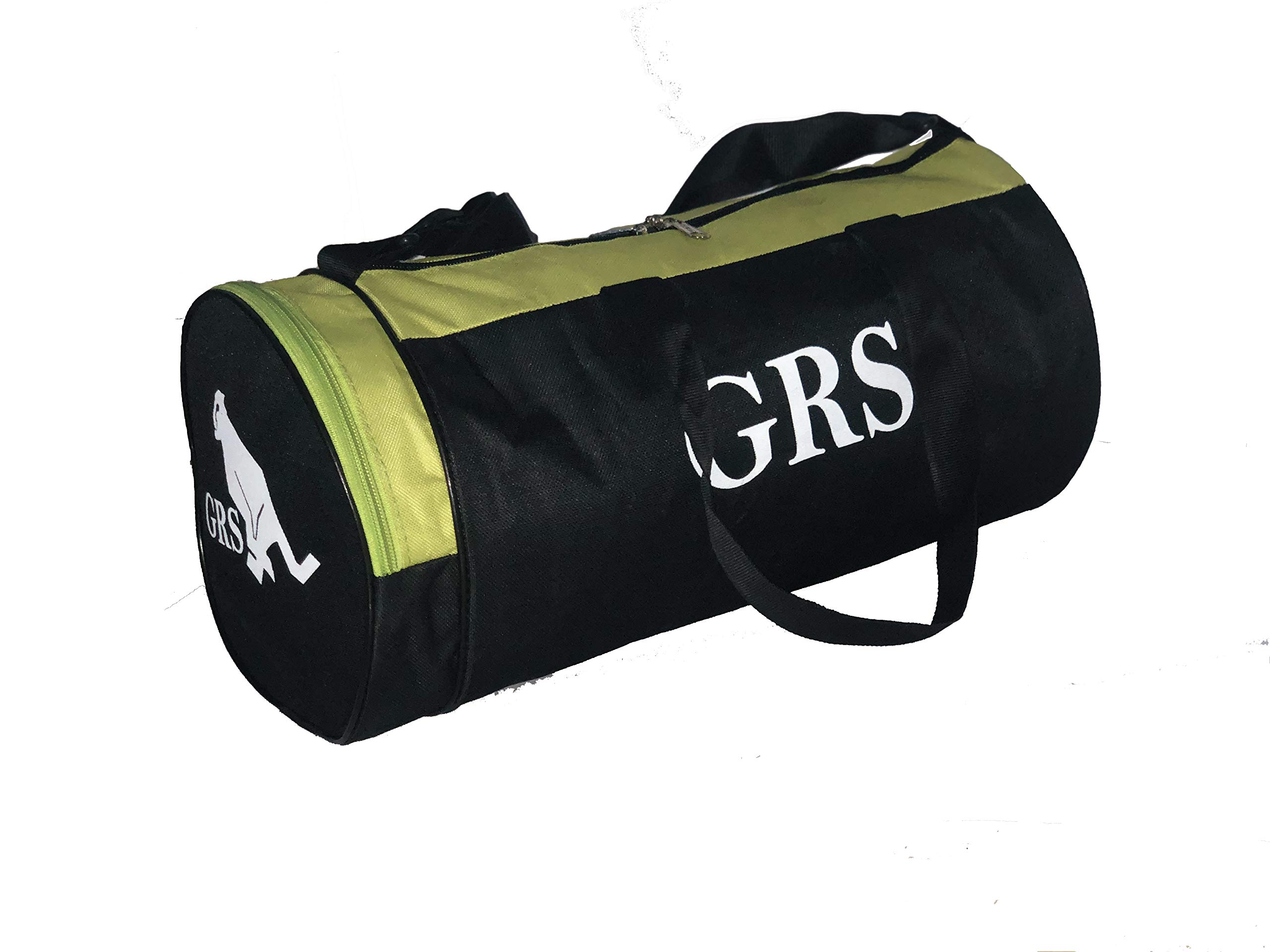 grs Gym Duffel Bag for Men & Women (Two Compartment & ONE Side Pocket-Green & Black GG3_PJ)-picture-18