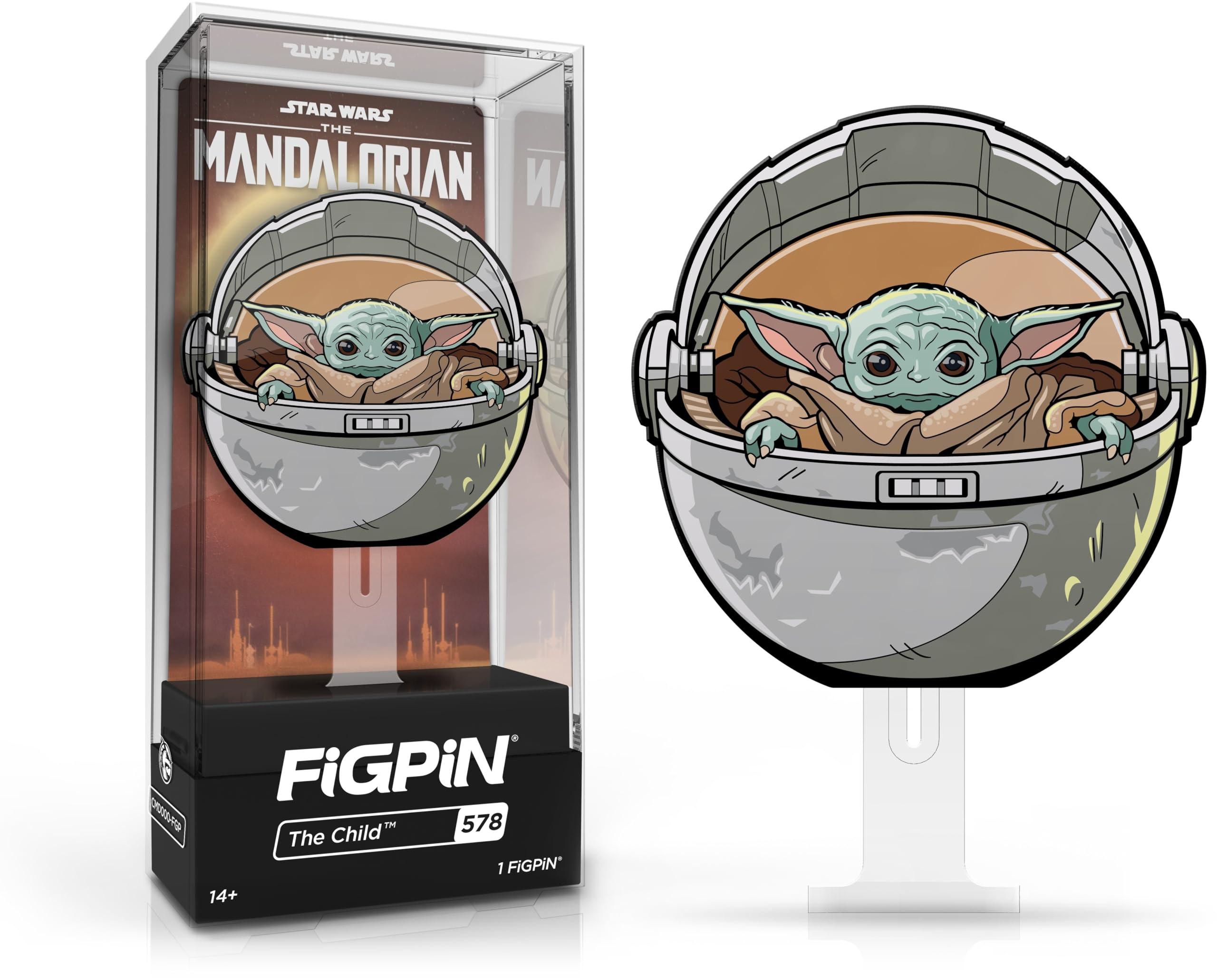 FiGPiN Clássico: Mandalorian - The Child (#578) | Amazon.com.br