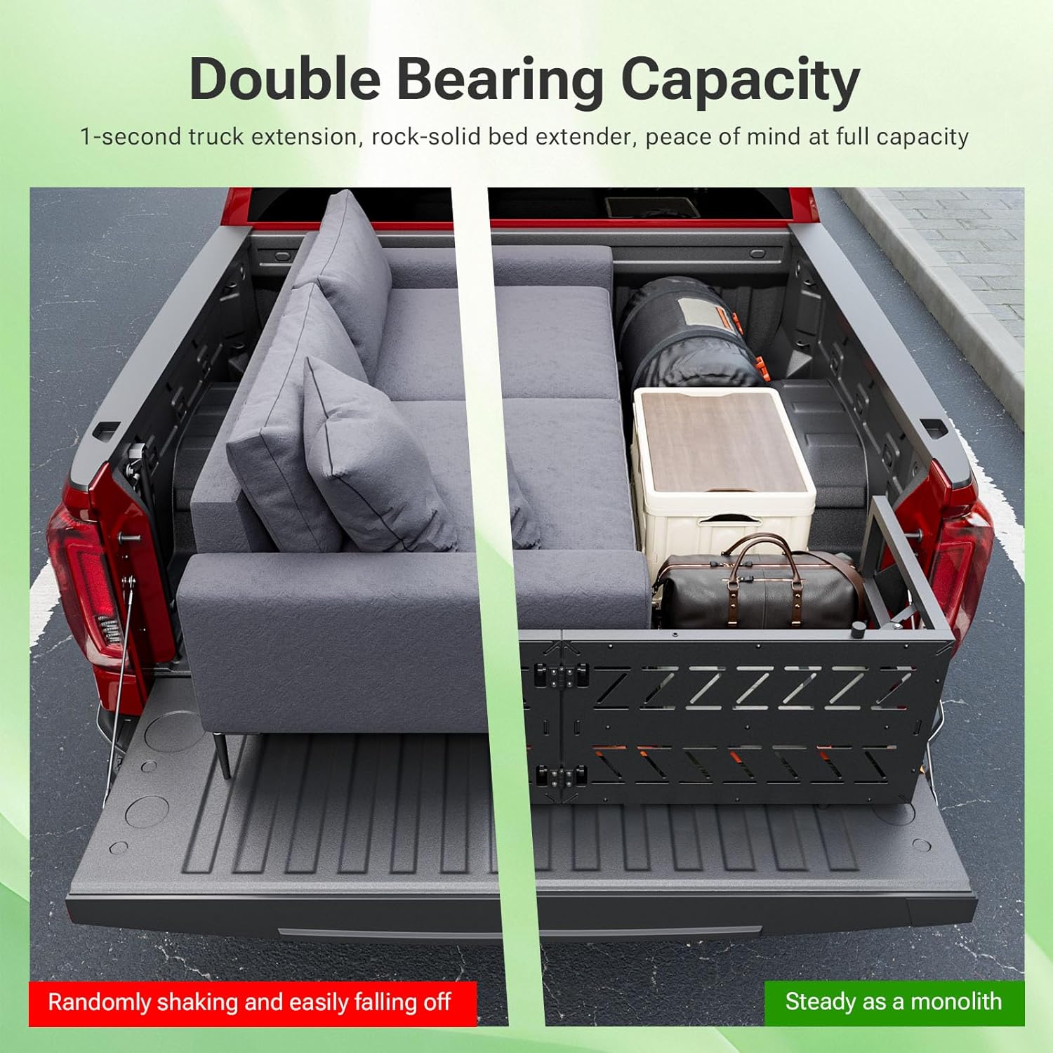 SZYANG Bed Extender Compatible with 2019-2026 Chevy Silverado GMC Sierra Tailgate Extender Truck Bed Extension Replacement for 2019-2026 Chevy Silverado Accessories