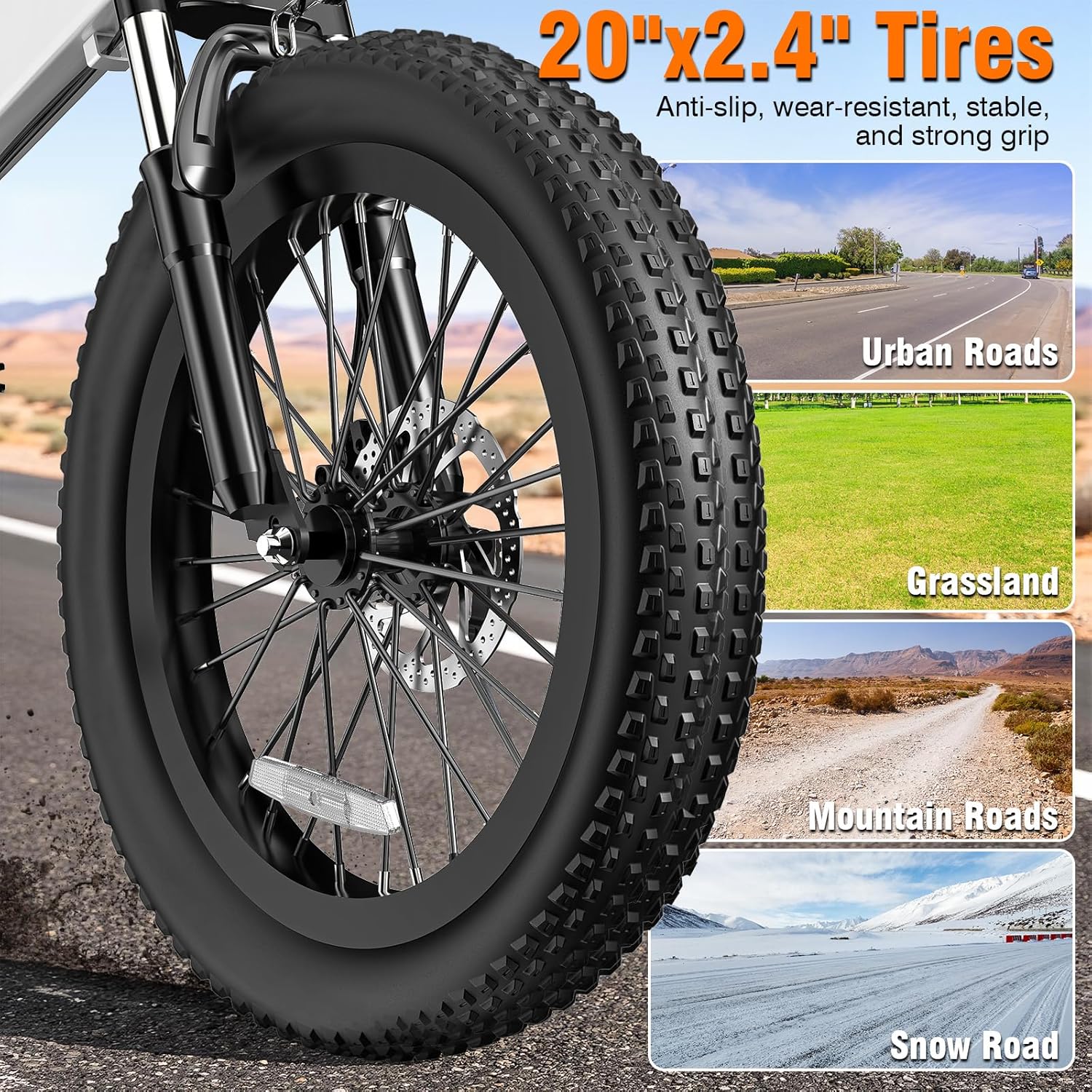 LELEKUAI Electric Bike for Adults & Teens