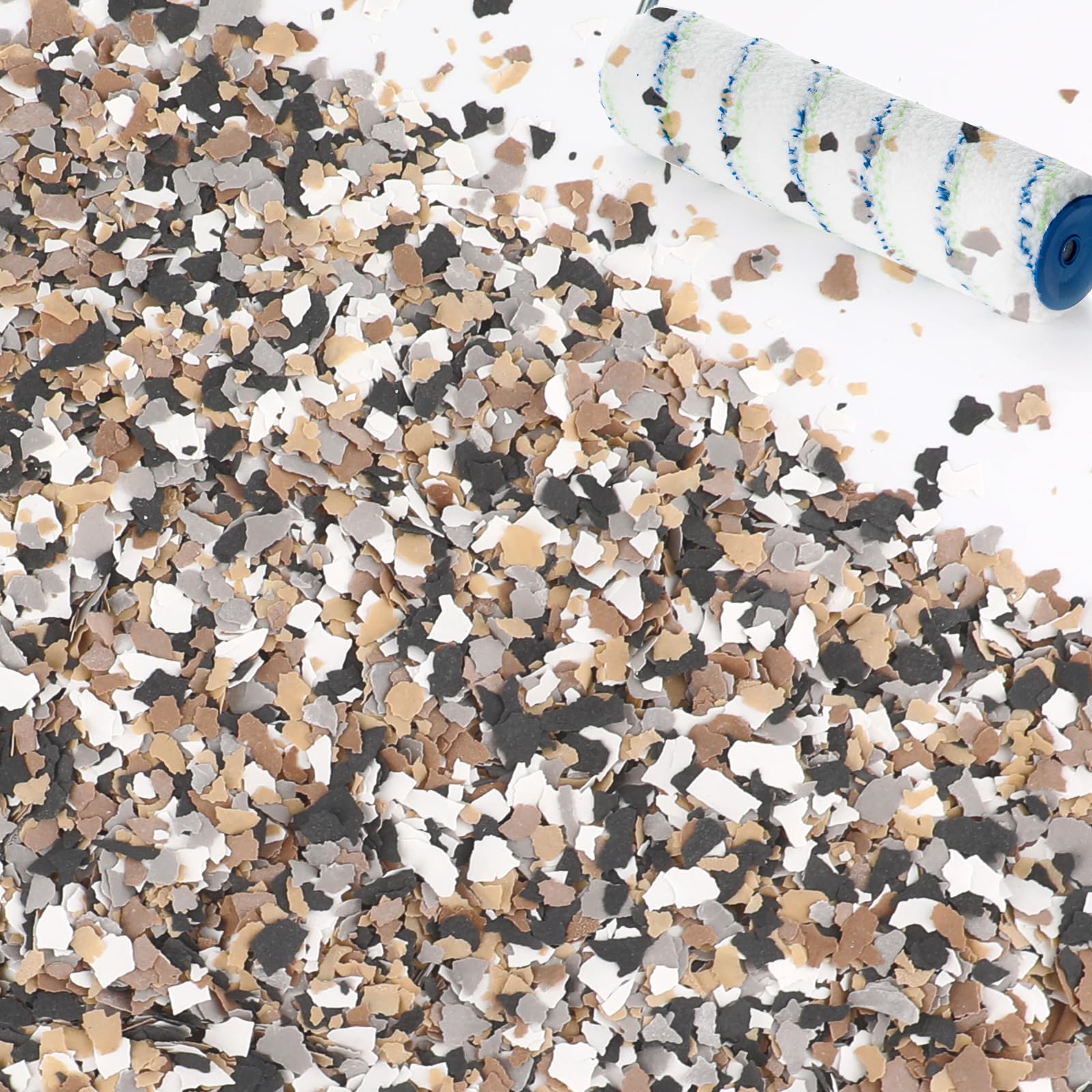 2800G 6.17Lb Blend Decorative Color Chips,Epoxy Flakes Blend Concrete Floor Coatings,Decorative Paint Flakes for Garage Floor Paint Interior Exterior