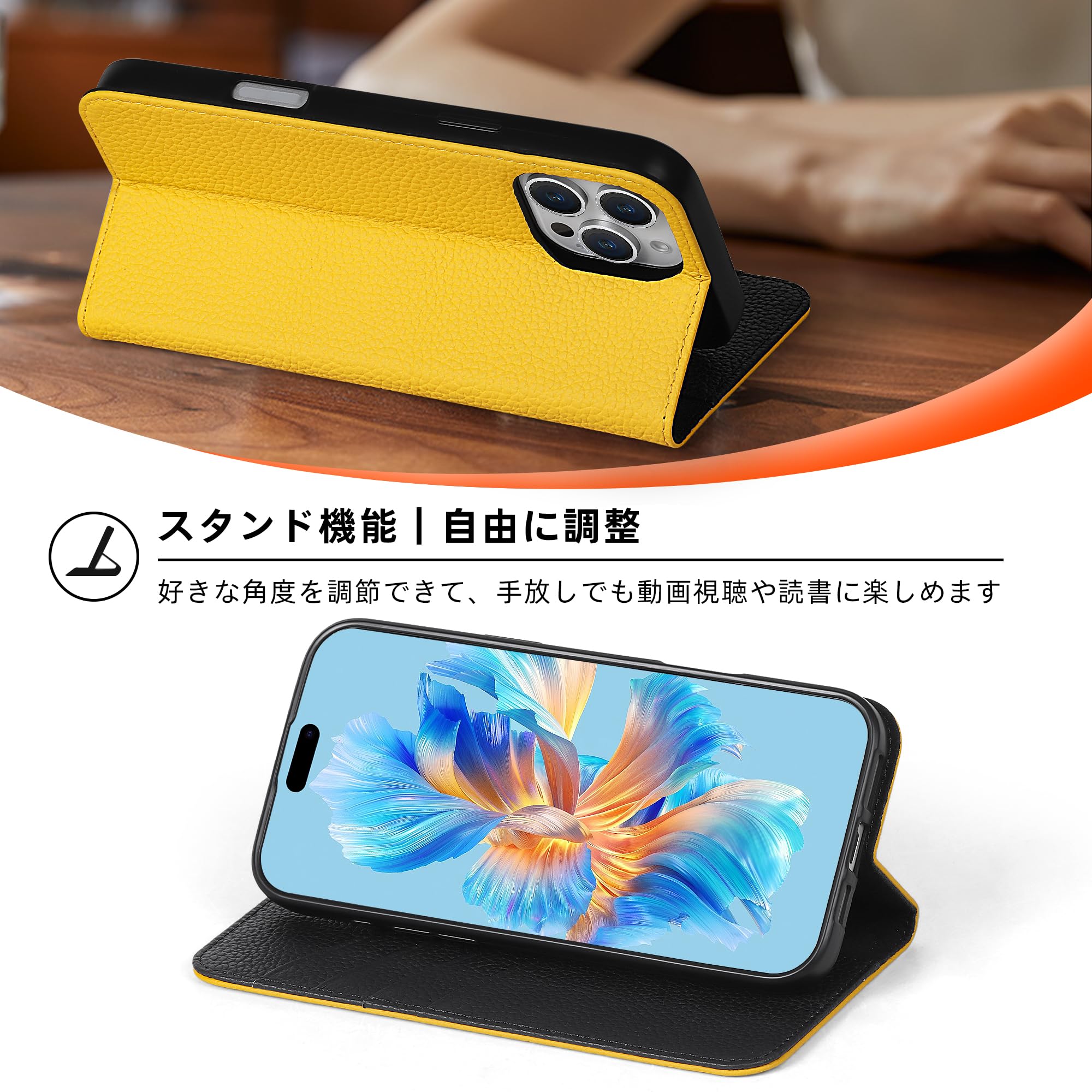 【色:カーキ（分離式）】VISOUL iPhone16 ProMax 対応ケース Amazon.co.jp: VISOUL iPhone16 ProMax 対応ケース 手帳型 本革