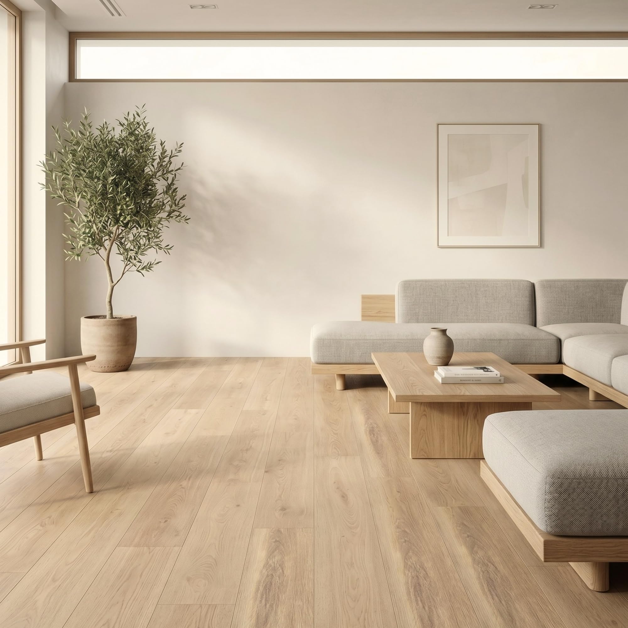 Suelo vinílico SPC click 5 mm efecto madera Roble Natural (2,21 m²) - ISOVEX
