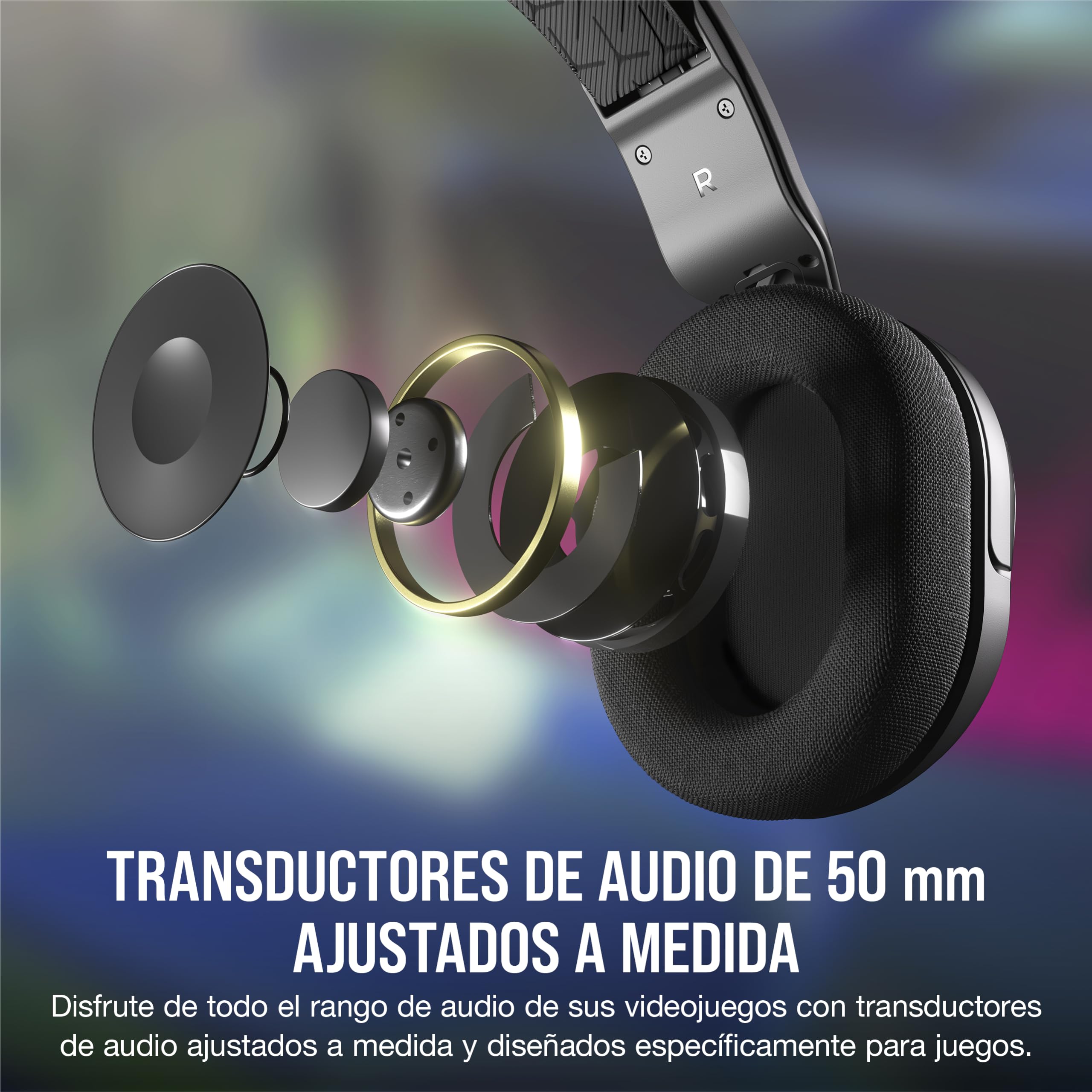 Corsair HS35 v2 Multiplataforma Auriculares con Cable para Juegos – Micrófono Omnidireccional Flexible – Conectividad Universal de 3,5 mm – PC, Mac, PS5, PS4, Xbox, Nintendo Switch, Móvil – Carbón