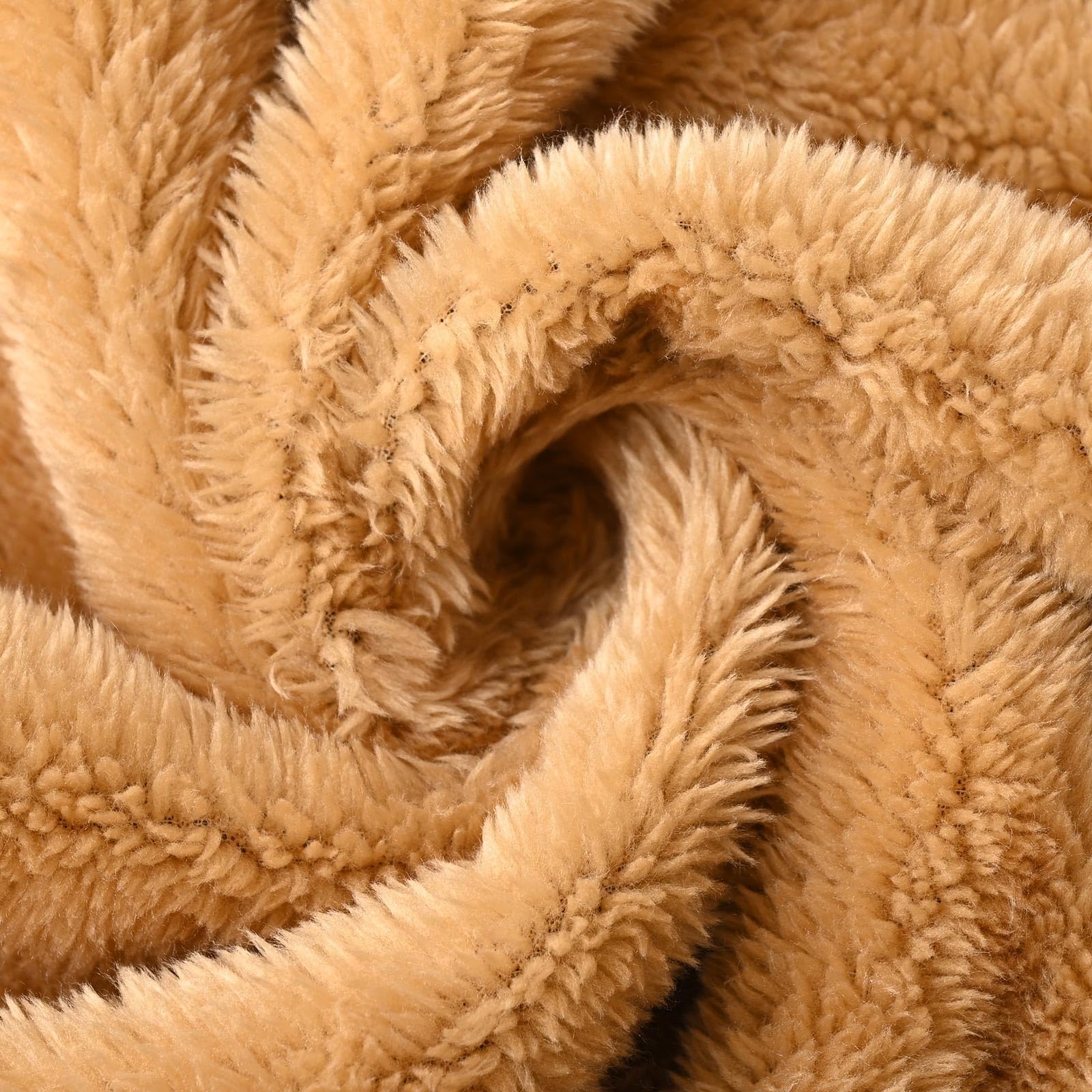 Herren Teddy Fleece Jacke mit Kapuze, Gefütterte Sweatjacke Reißverschluss