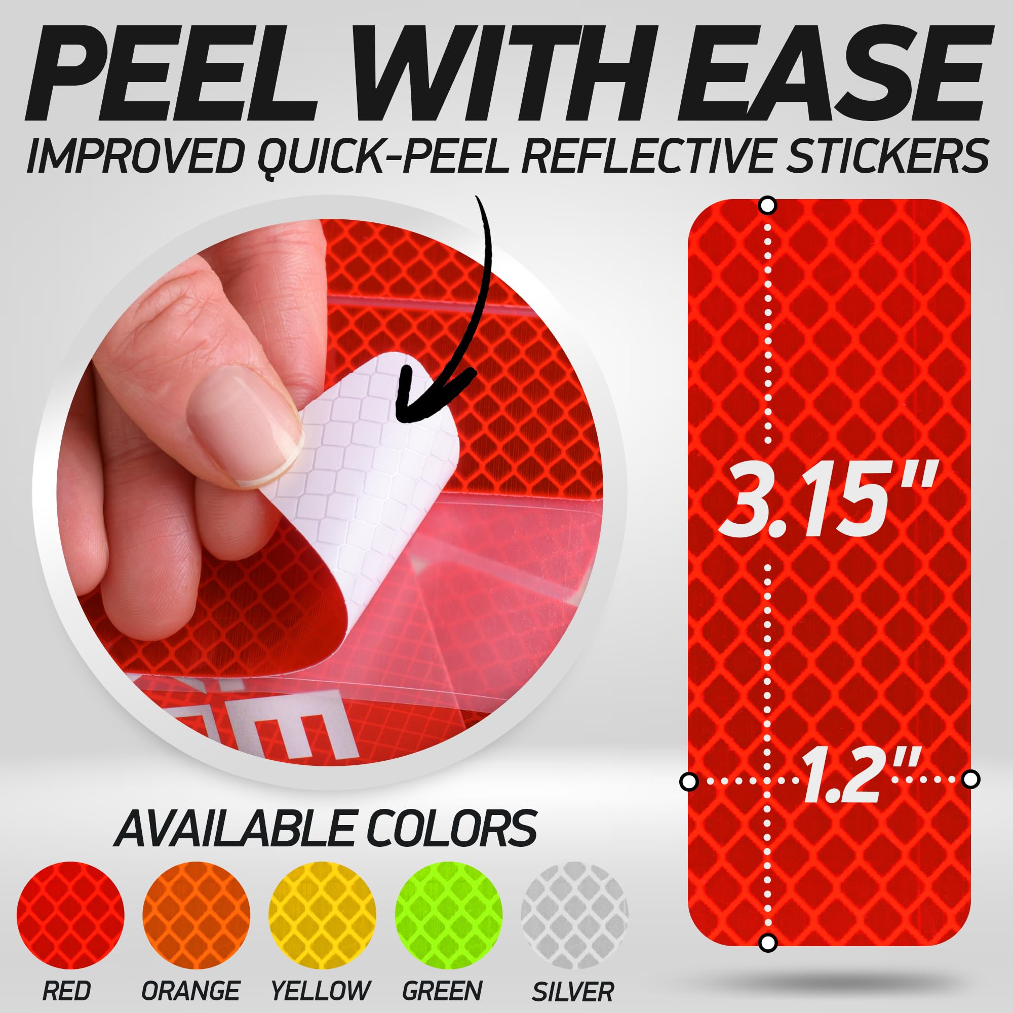Snapklik.com : Byllstore Reflective Safety Tape Stickers 3M Diamond ...