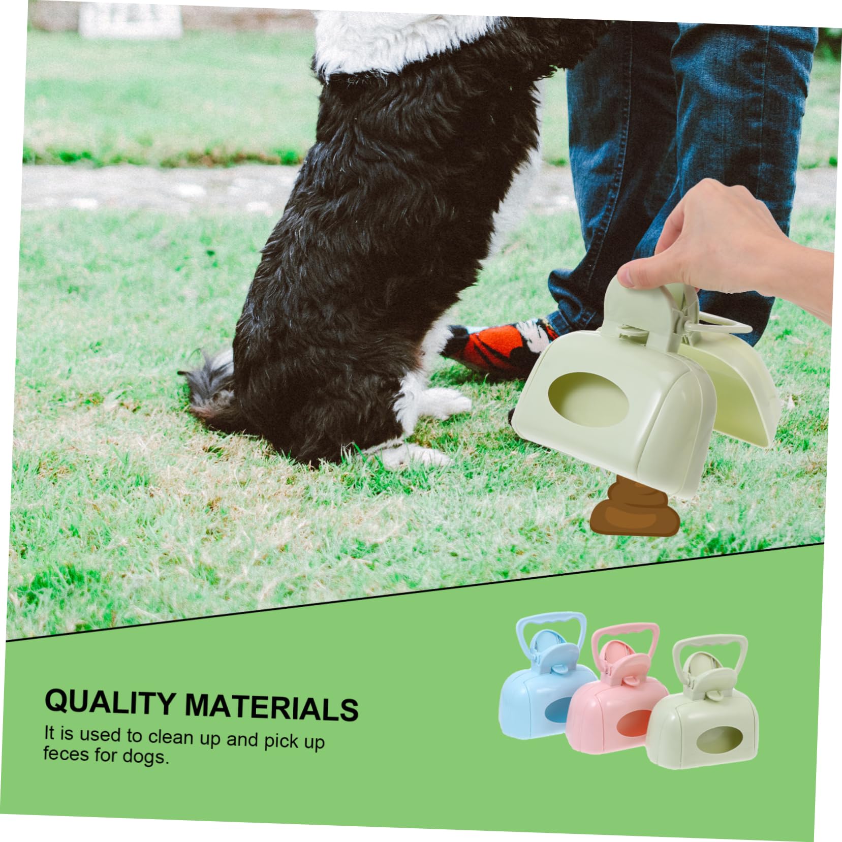 Collecteur de Déchets Animaux pour Chien, Nettoyage Rapide, Lot de 3