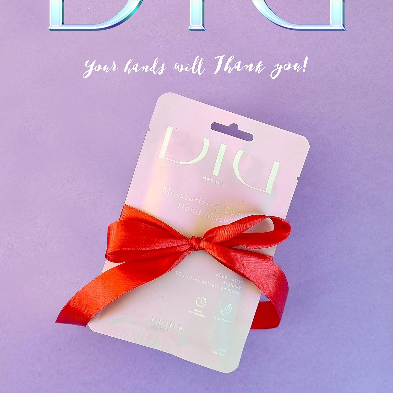 DIDIER LAB Lemongrass Skin Treatment Mask, Deep Moisturizing and Nourishing, Dual Layer Gloves, 10x Natural Ingredients, Safe and Effective for All Skin Types - Image 9