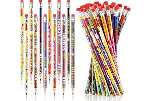 48 Pcs Pencils 100th Day of School Eid Mubarak Motivational Pencils