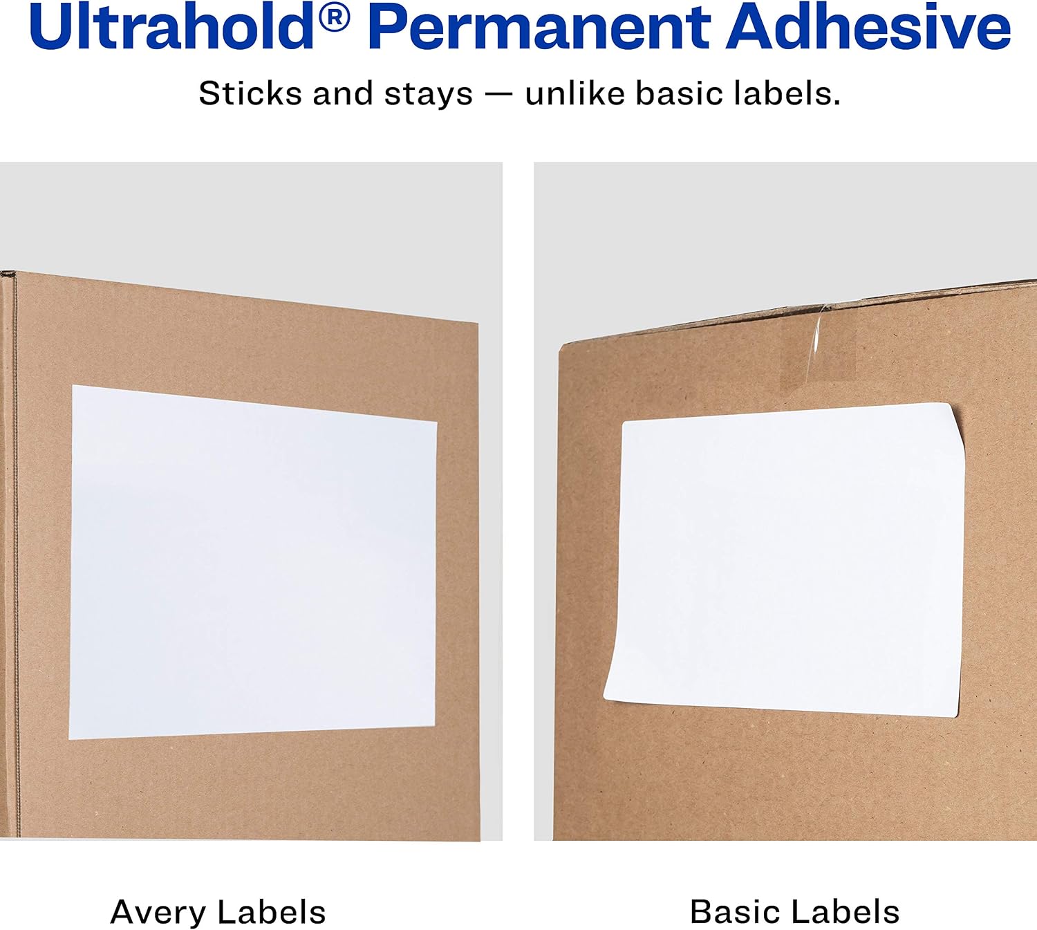 Avery Shipping Labels w/Paper Receipts and TrueBlock Technology for Inkjet Printers 5-1/16 x 7-5/8, Pack of 25 (8127)