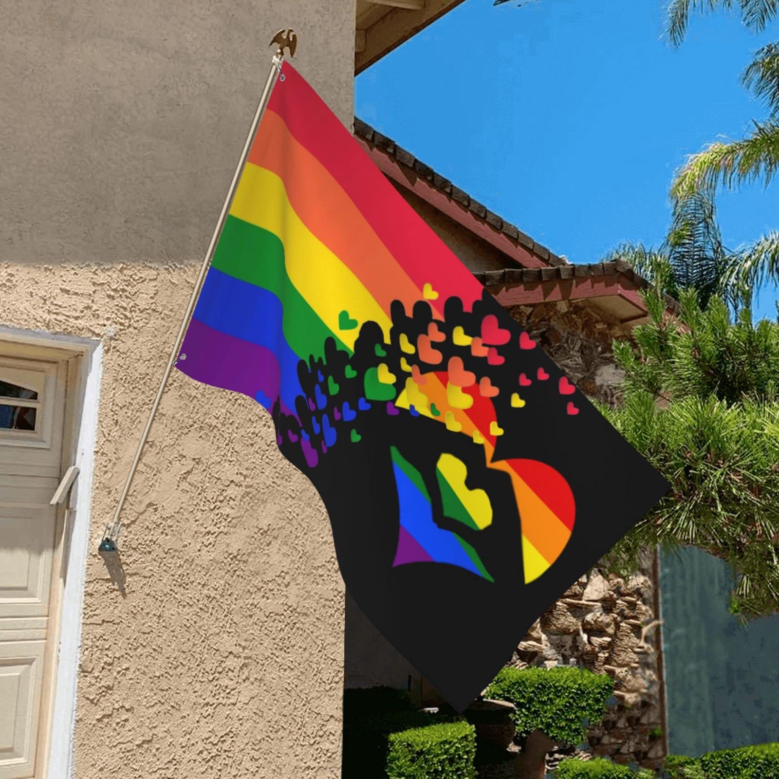 LGBTQ Pride-Flagge – Regenbogenflagge 91x152 Cm, Mit Messingösen Für Innen & Außen