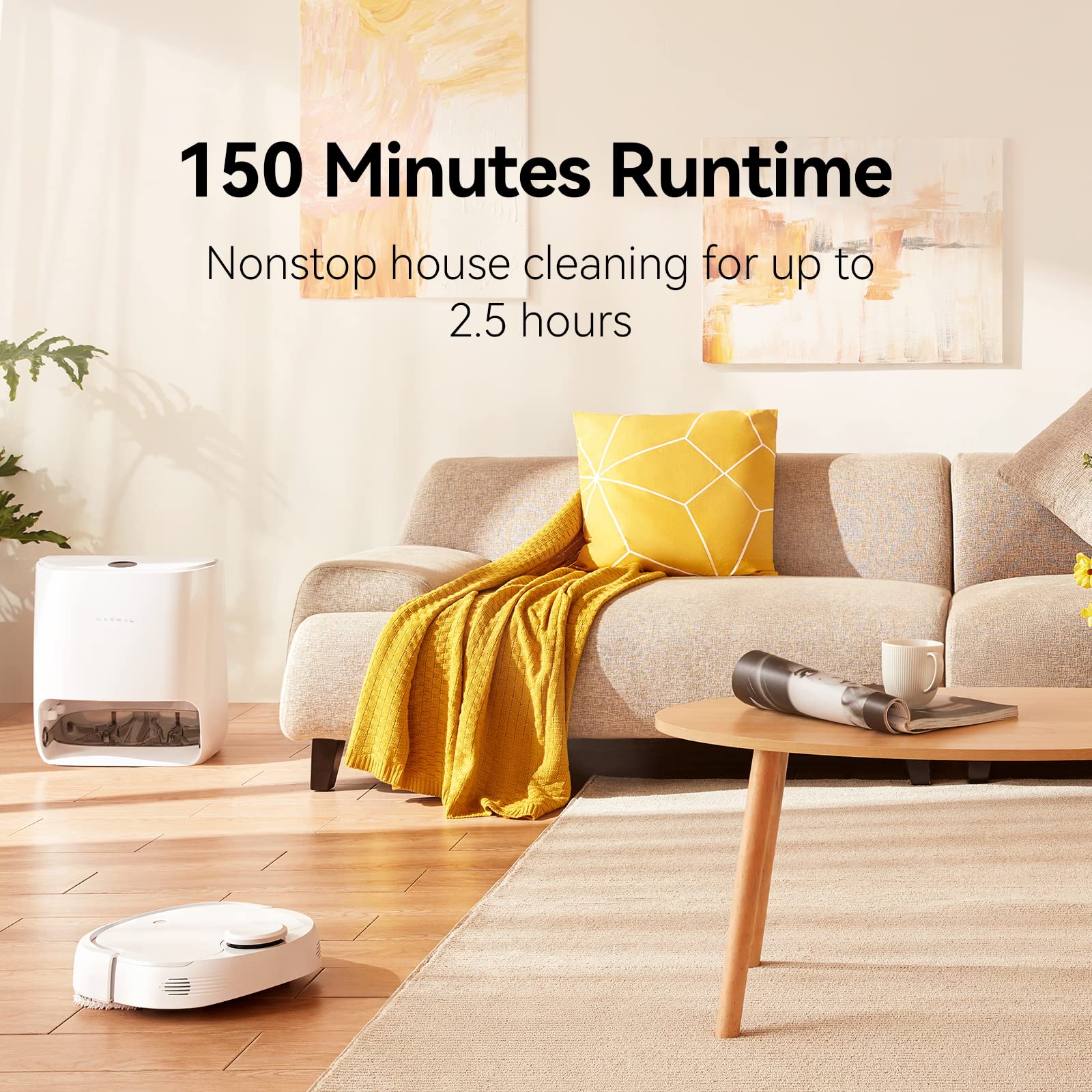 Narwal T10 Robot Vacuum and Mop Combo Hard Floor Cleaner Machine with Automatic Mop Cleaning