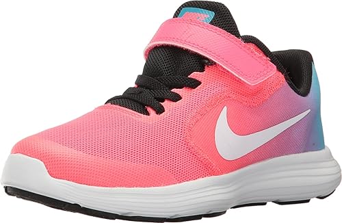 nike revolution 3 girls running shoes little kids
