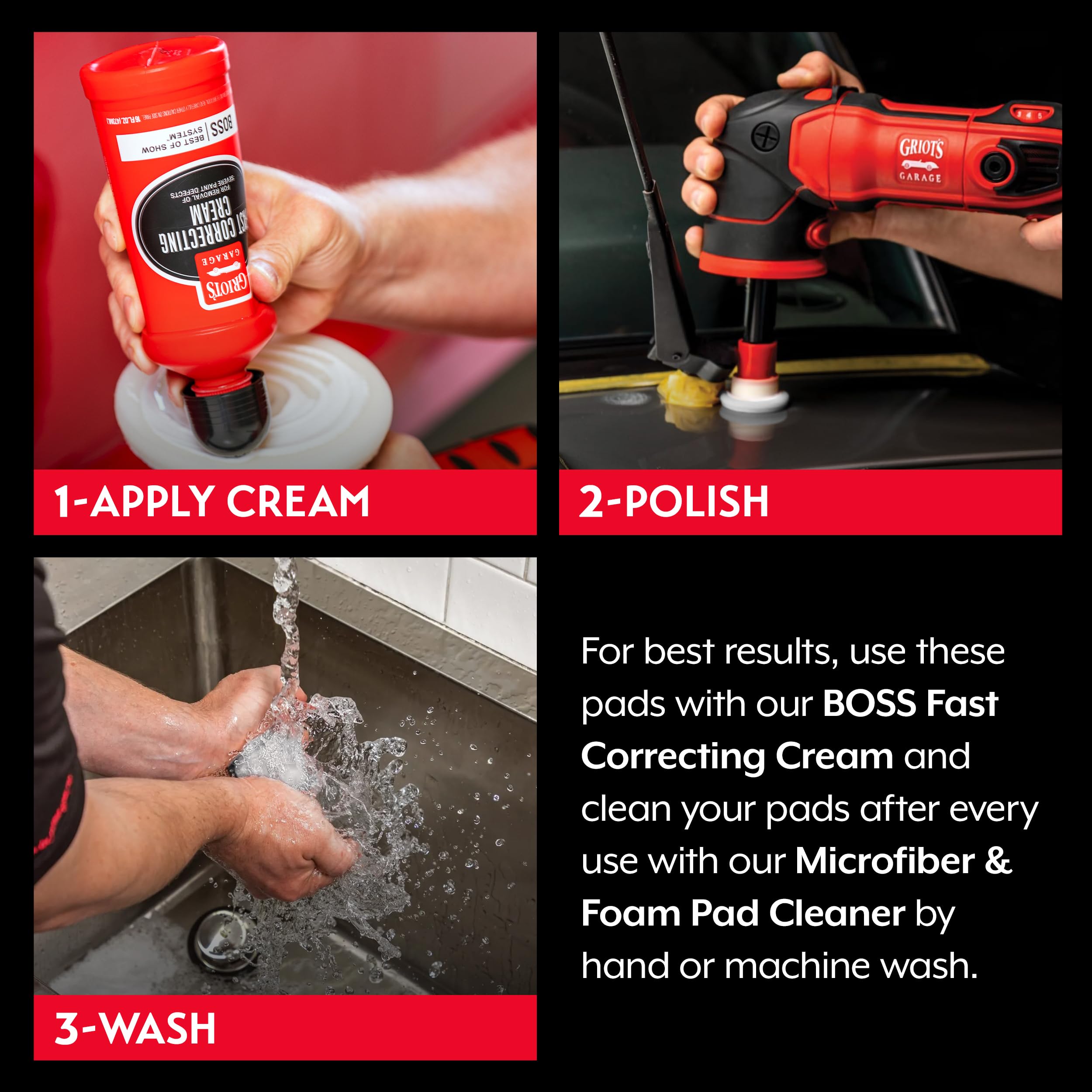 Griot's BOSS Foam Pads - Car Scratch Repair -4