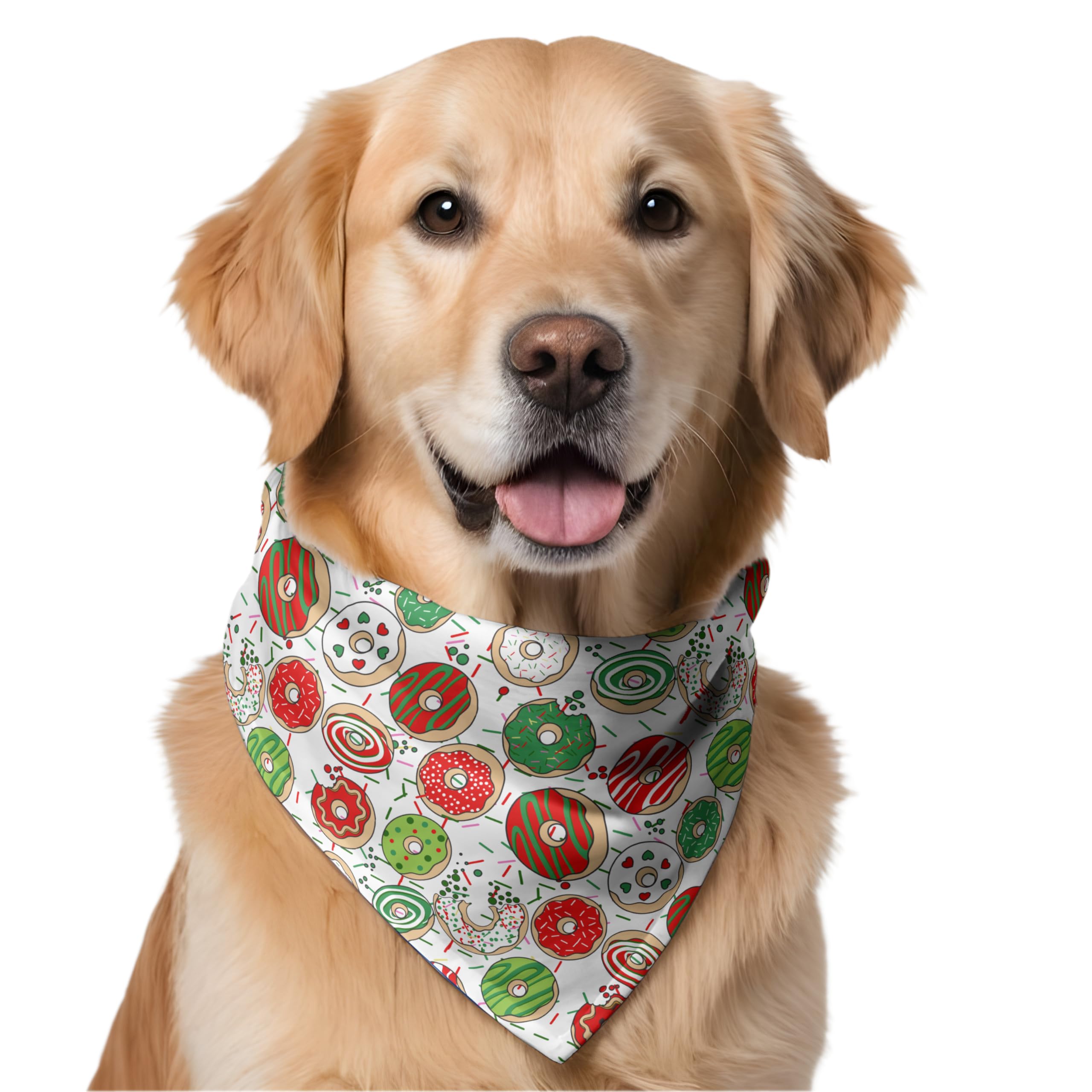 W Brings Birthday Donut Dog Bandana | This Stunning Gorgeous Design Dog Bandana Scarf is Perfect Styling Accessory for Dogs Large, Medium & Small. One Size Fits All. (B0BPQQ2TY3) Amazon Price History, Amazon Price Tracker