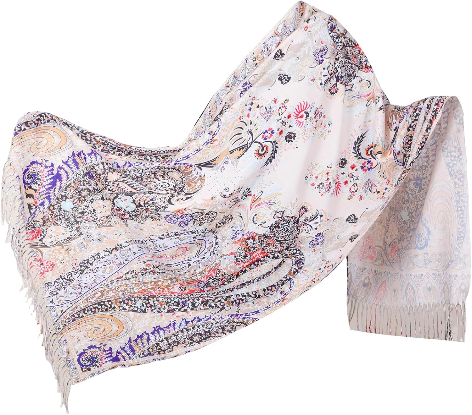 Scarf Shawl Wraps for Women Pashmina Soft Cashmere Scarf Printed Large Blanket Scarf Warm for Fall Winter